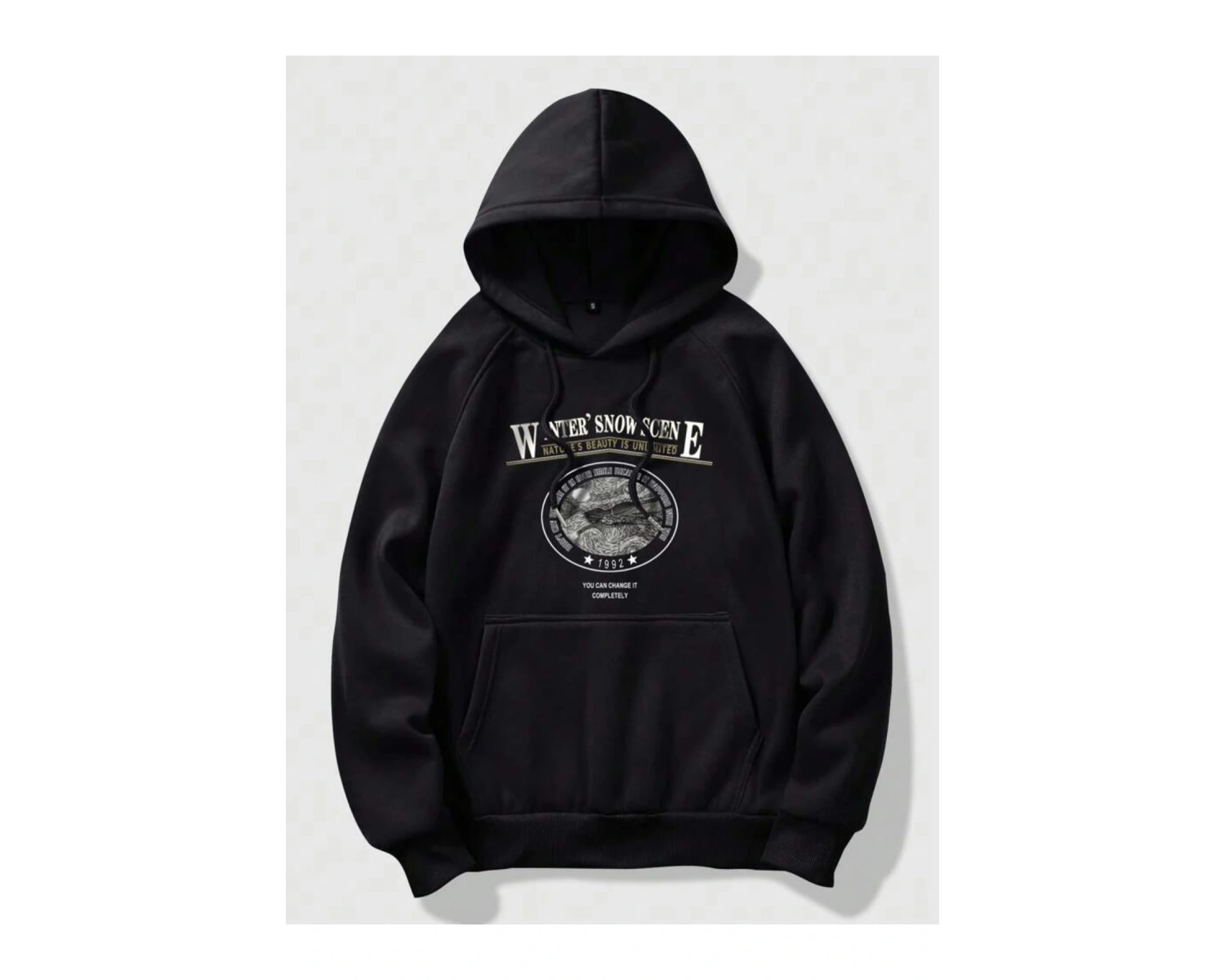 Özel Tasarım Bisiklet Yaka Disney Kahramanları Baskılı Süper Oversize Kadın Sweatsh Beyaz