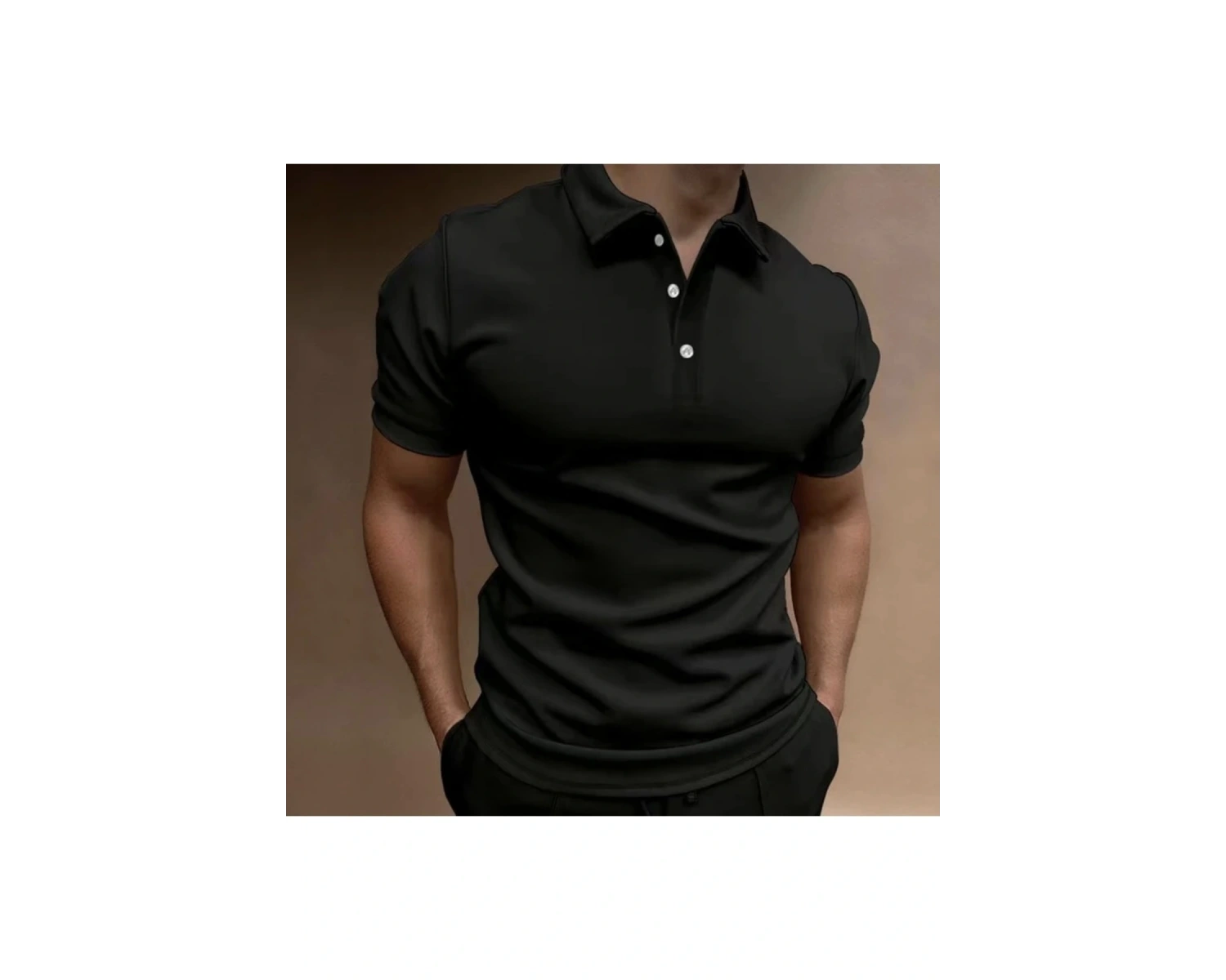 Özel Tasarım Düğmeli Polo Yaka %100 Pamuk Spor-klasik Şık Busıness Erkek T-shırt
