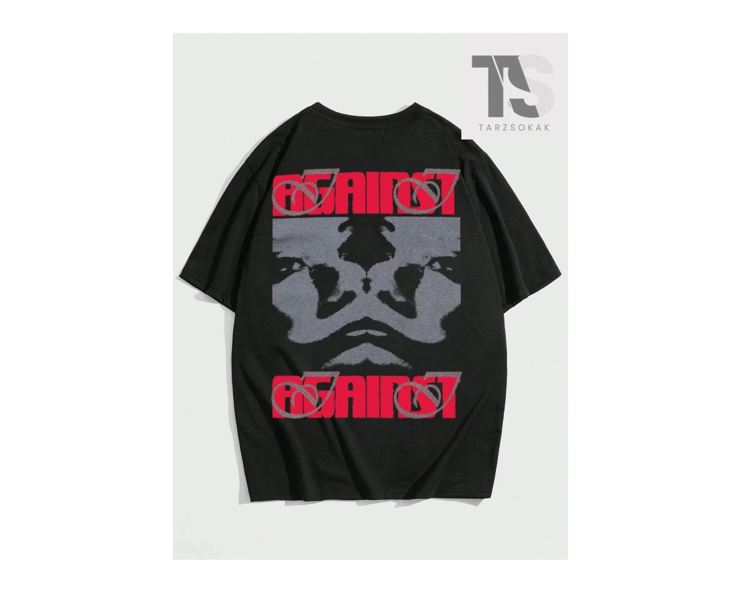 Pehlevi Erkek Harfli Grafik Tişört