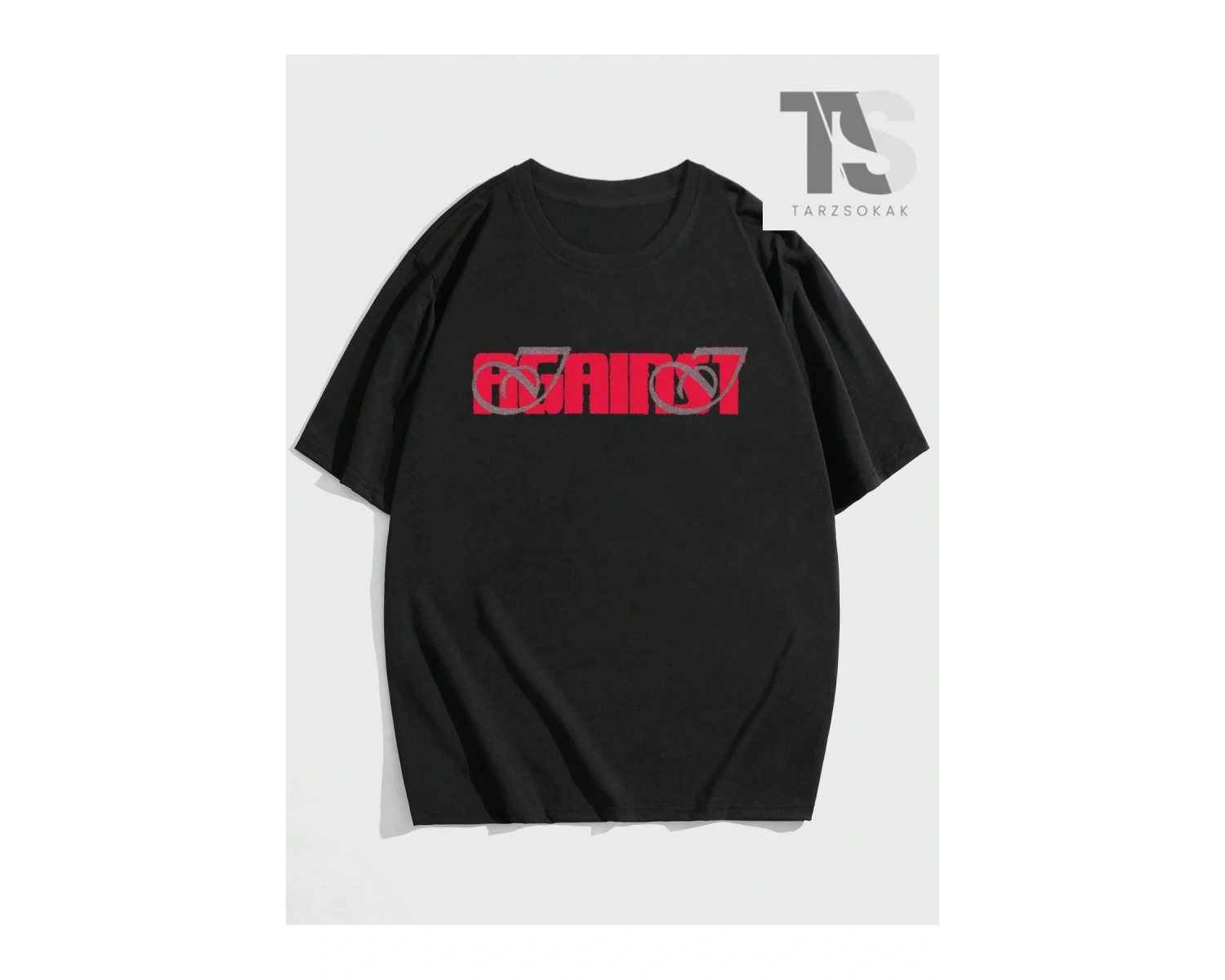 Pehlevi Erkek Harfli Grafik Tişört