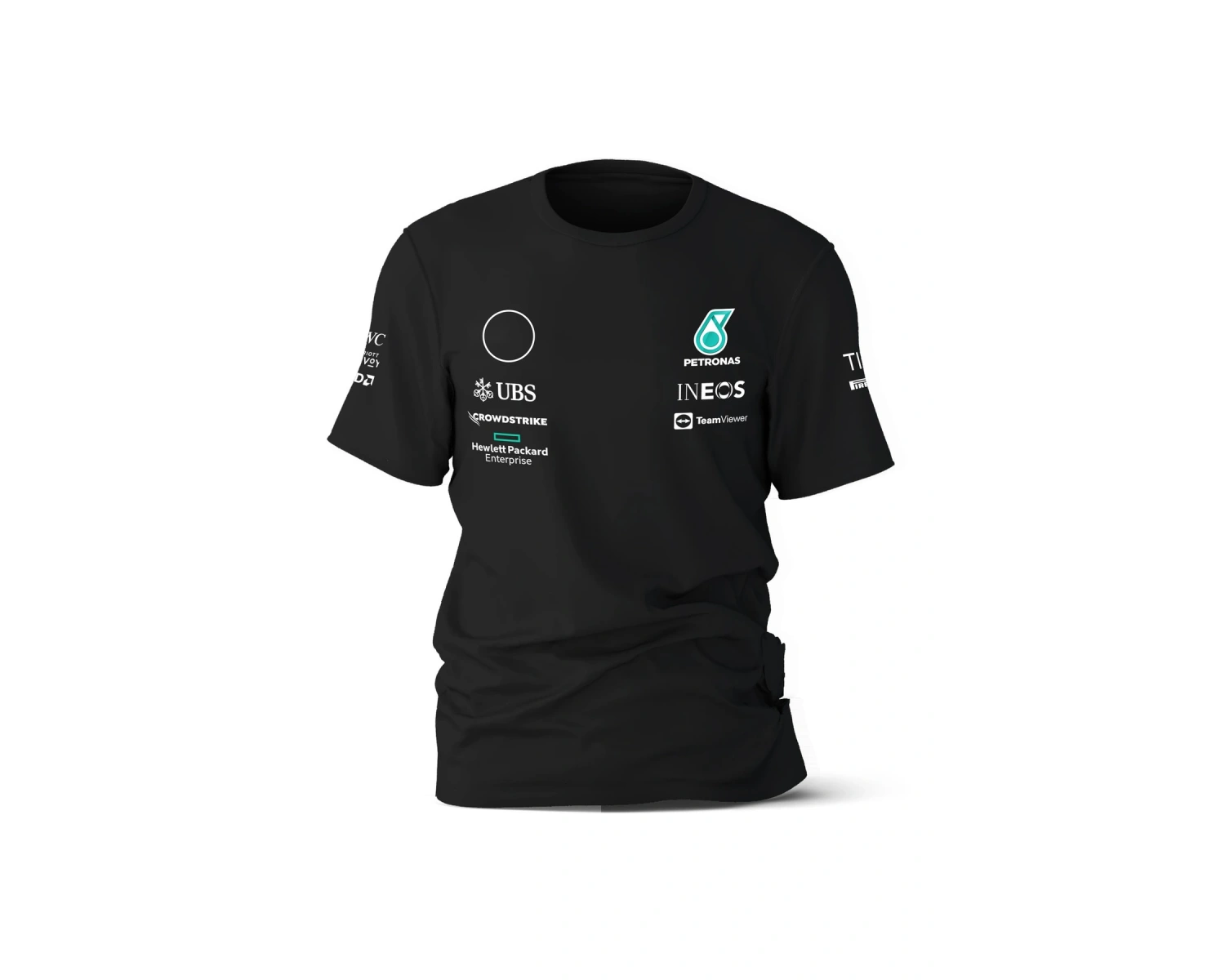 Petronas F1 Team 2022 Siyah Tshirt