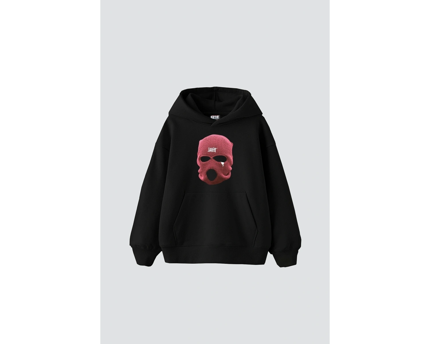 Pink Mask Baskılı Oversize Unisex Premium Beyaz