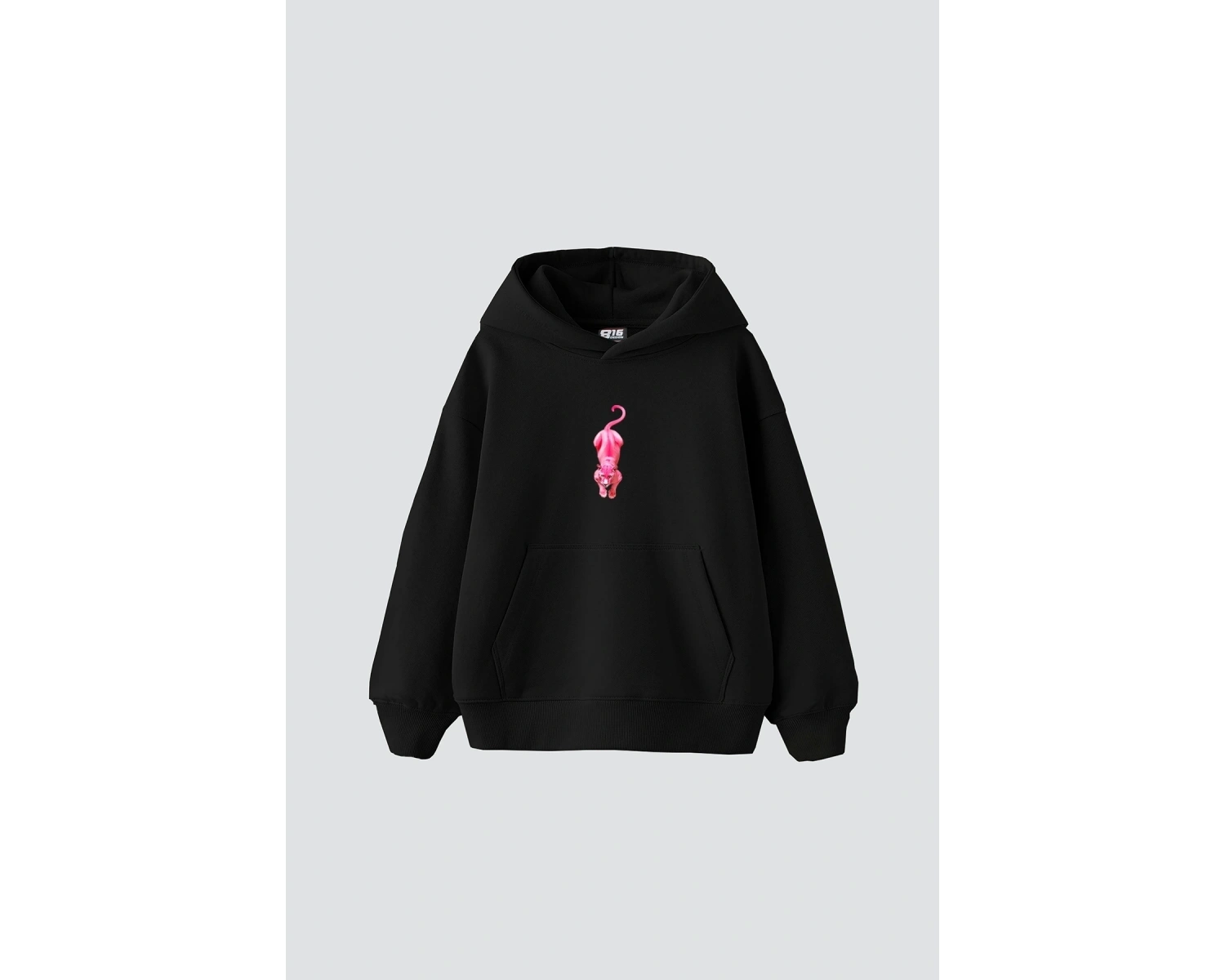 Pink Panther Baskılı Oversize Unisex Beyaz