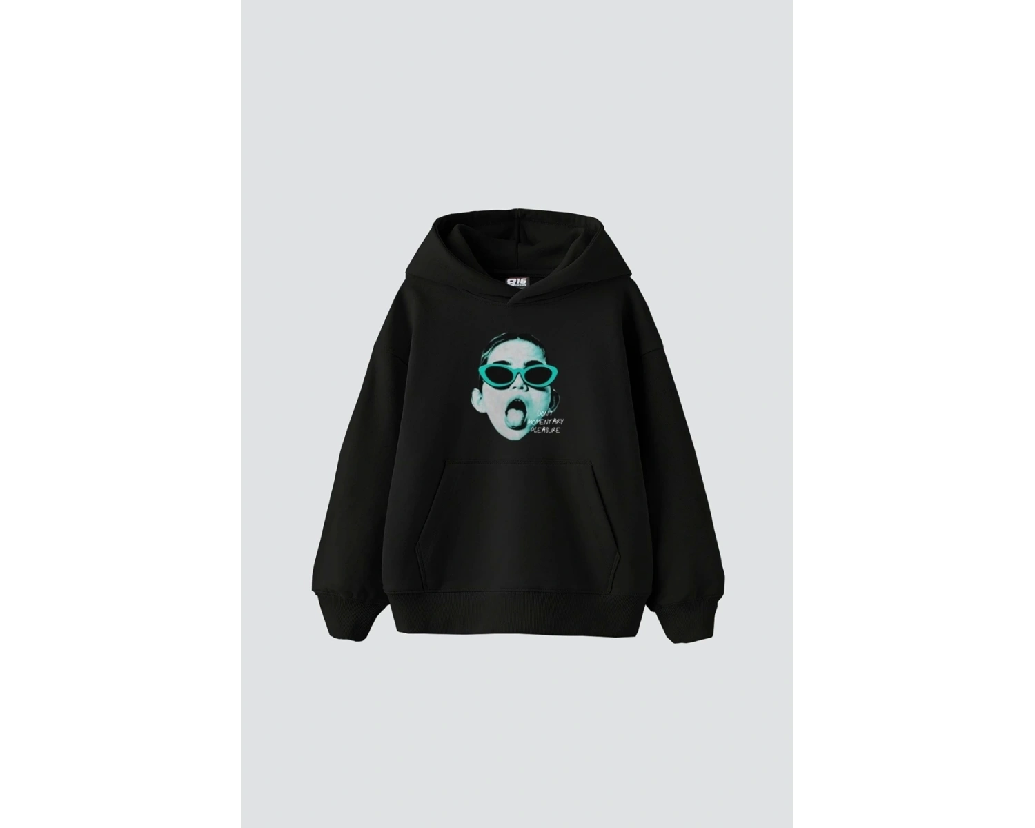 Pleasure Baskılı Oversize Unisex Beyaz