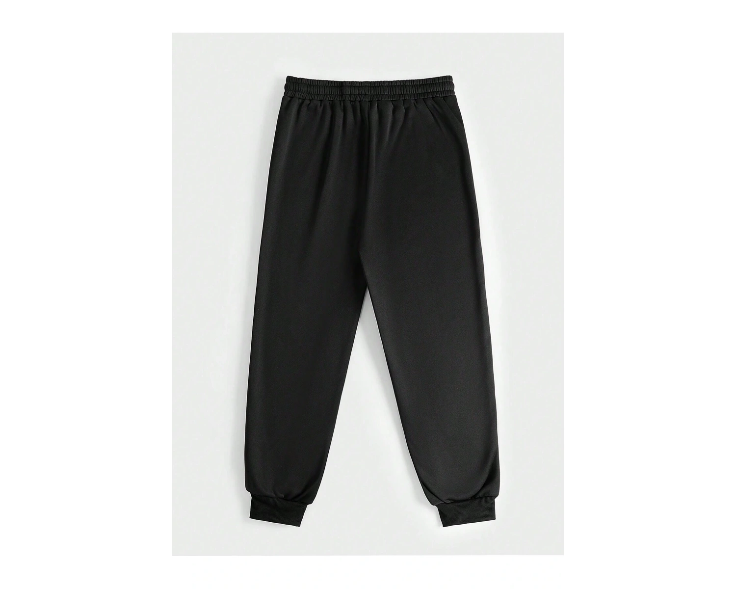 Plus Ay Desenli Beli Büzgülü Eşofman Altı