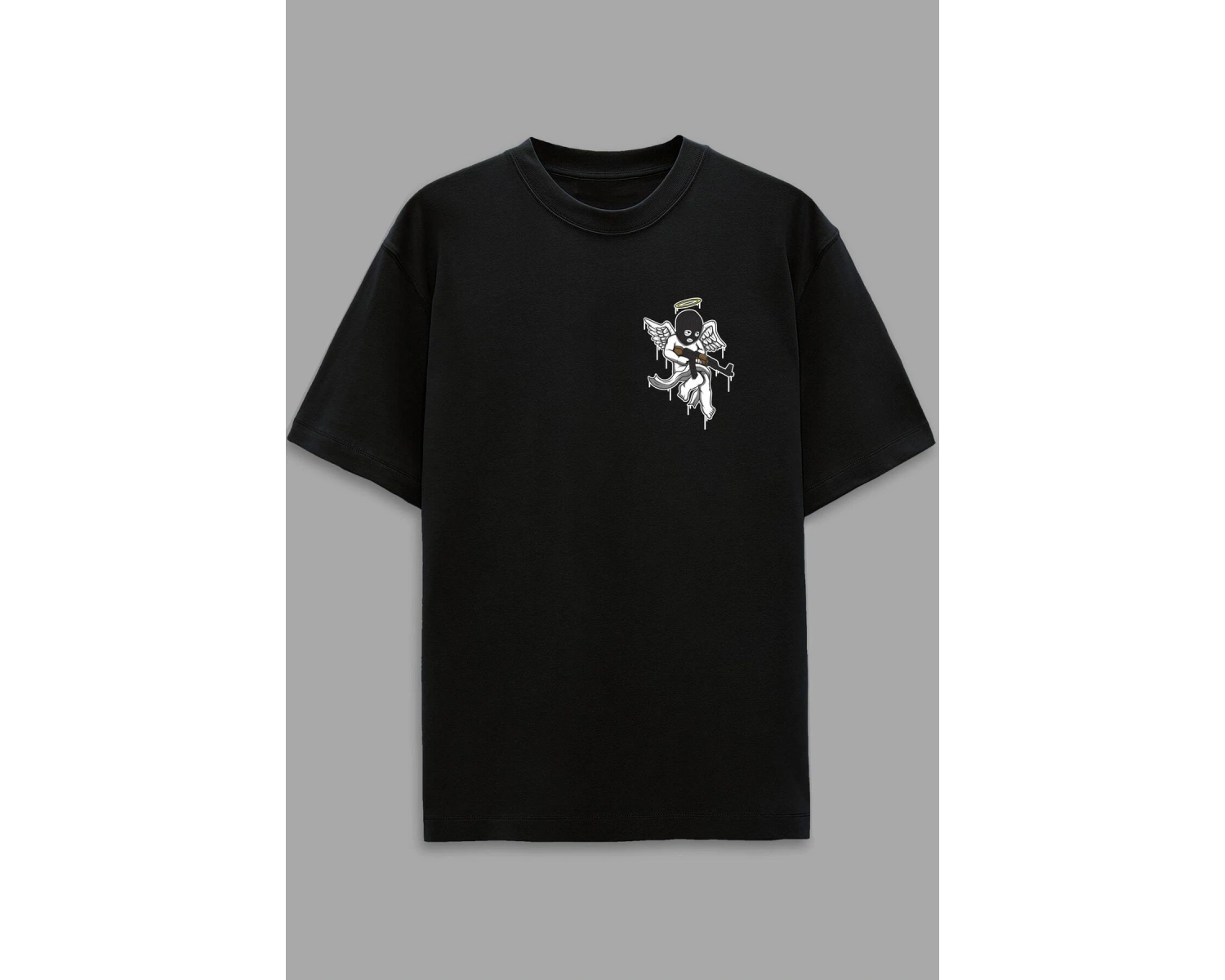 Pressure Beyaz Oversize Unisex T-shirt