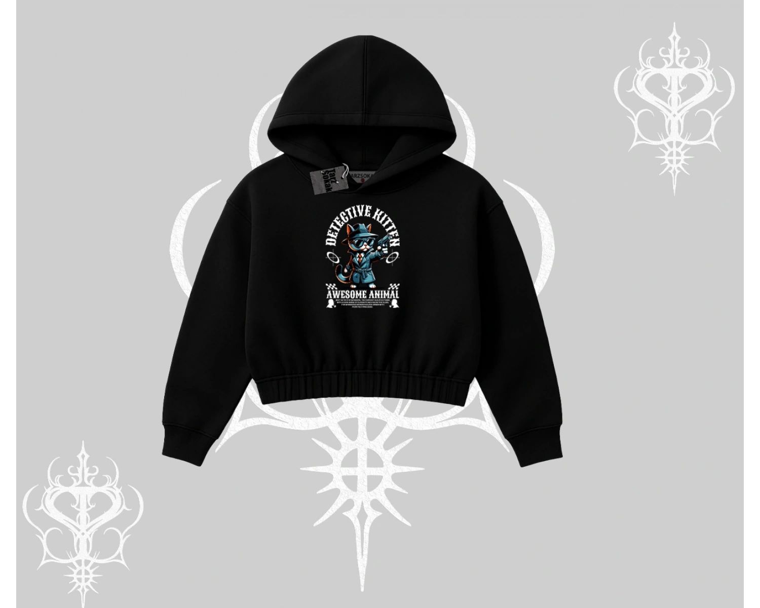 ProCATstinator Kedi Baskılı Biskilet Sweatshirt