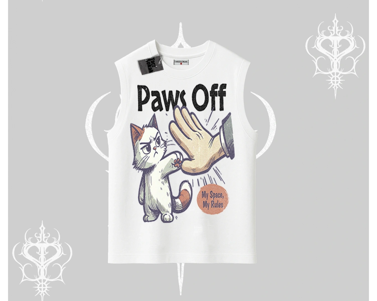 ProCATstinator Kedi Baskılı Kapşonlu Sweatshirt