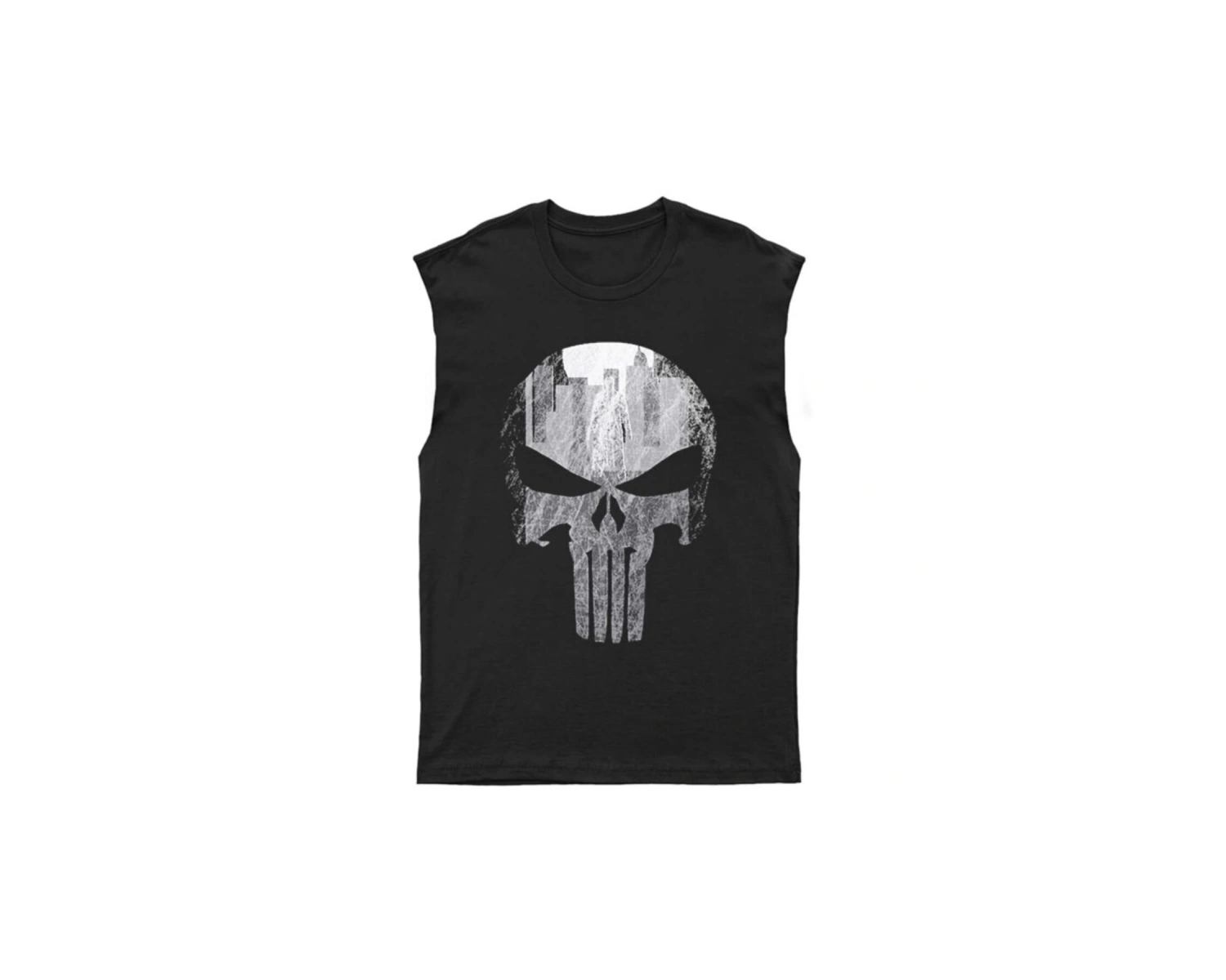 Punisher Kesik Kol Tişört Kolsuz T-shirt Bkt8225