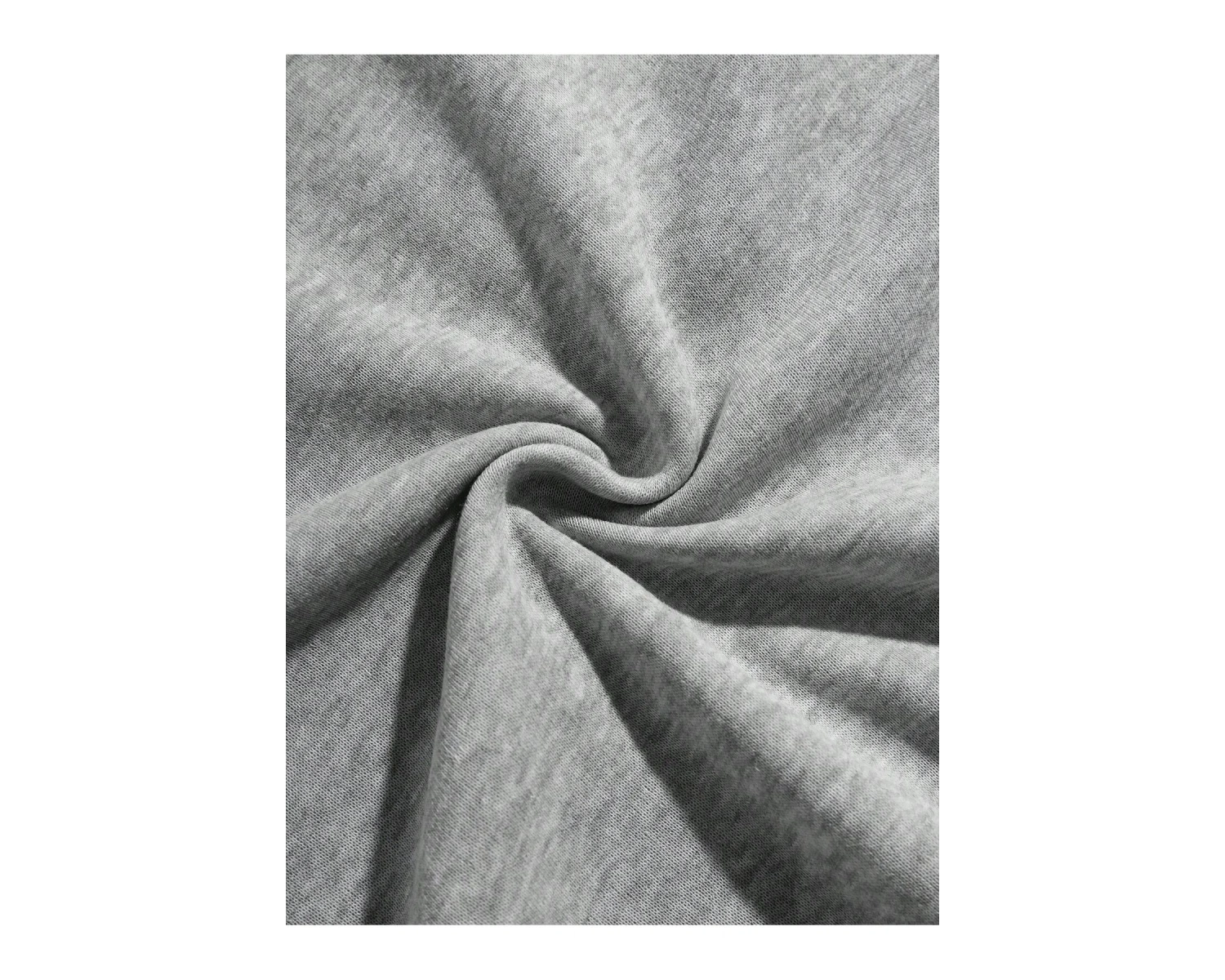 Qutie Ayı Baskı Kanguru Cepli İpli Kapşonlu Gri