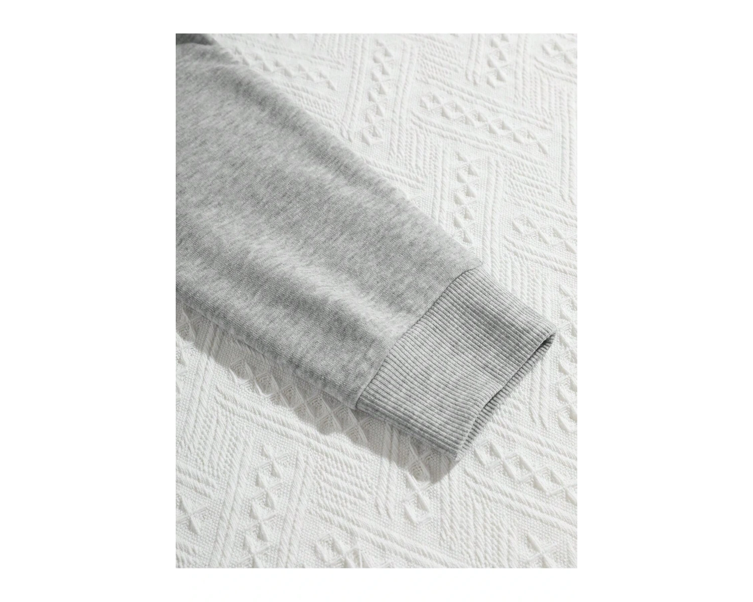 Qutie Ayı Baskı Kanguru Cepli İpli Kapşonlu Gri