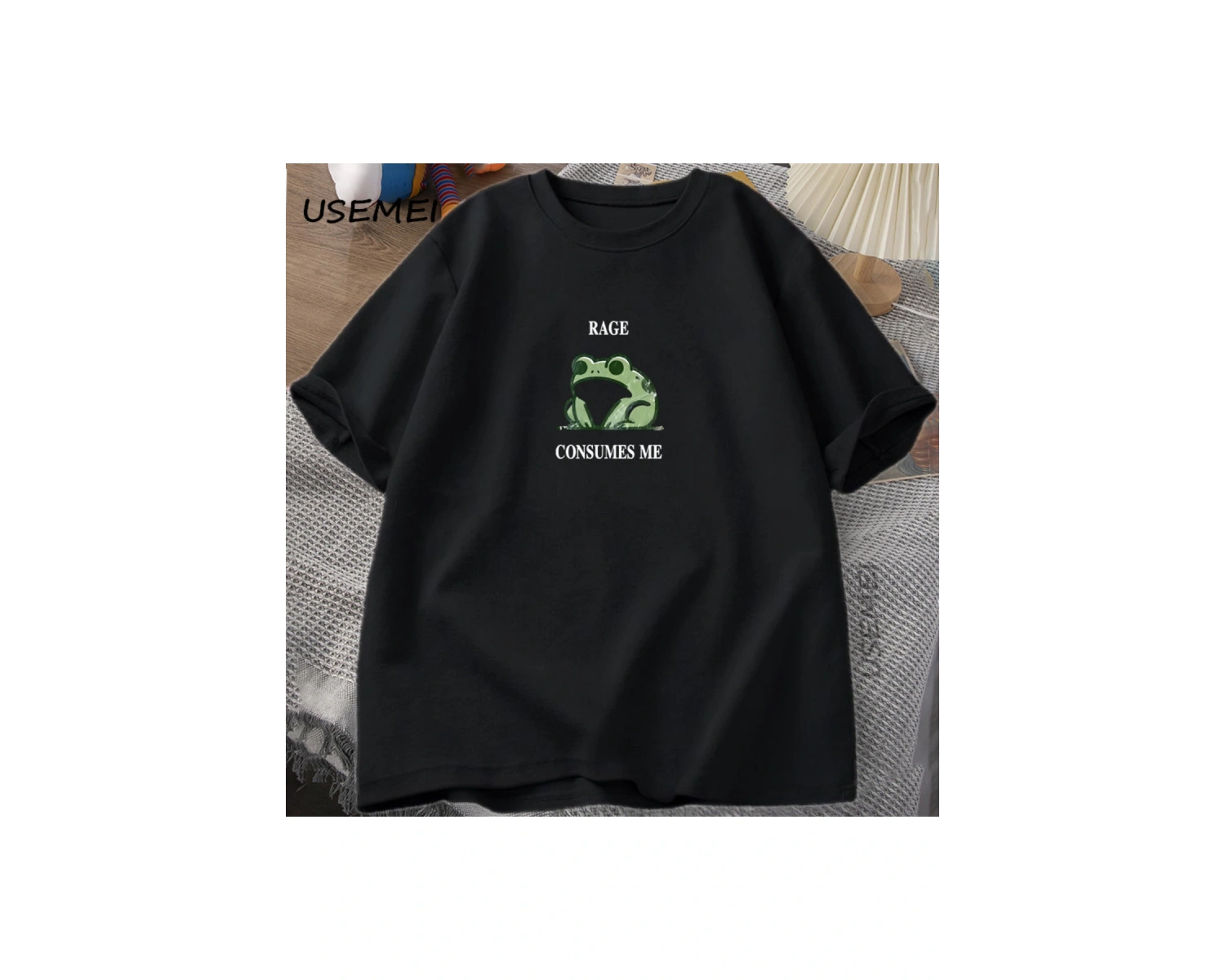 Rage Beni Tüketiyor Kurbağa Vintage T Shirt Erkek Kadın Tee Doğa Sevgilisi Aptal Kurbağa Retr 2820