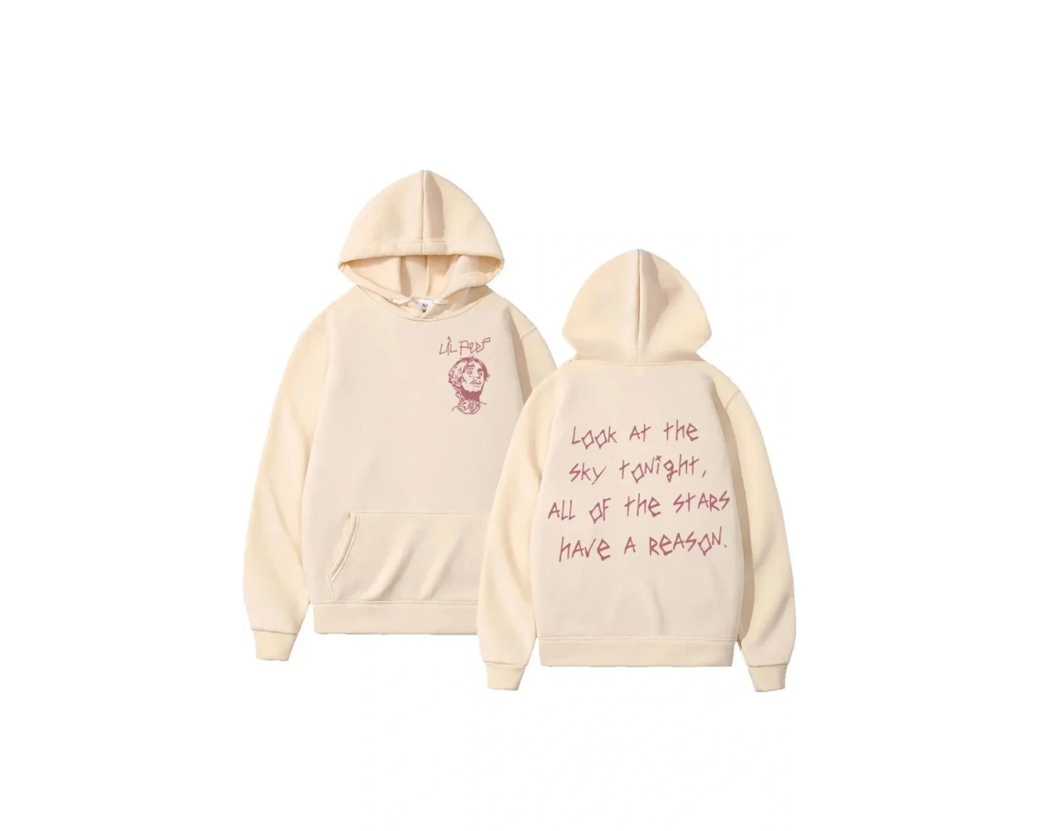 Rapçi Lil Peep tur konser Hoodie erkek Hip Hop moda ak ak Unisex at uzun kollu kapşo