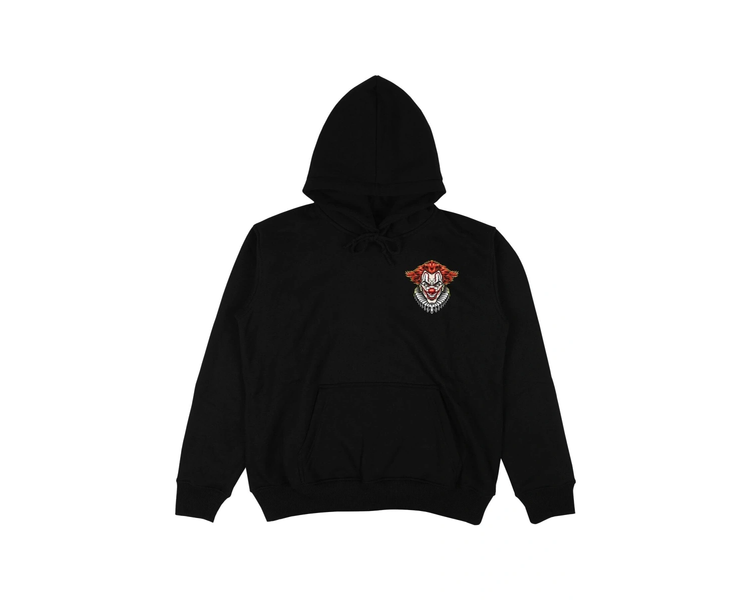 Real Fear Siyah Oversize Unisex Kapüşonlu Sweatshirt Hoodie