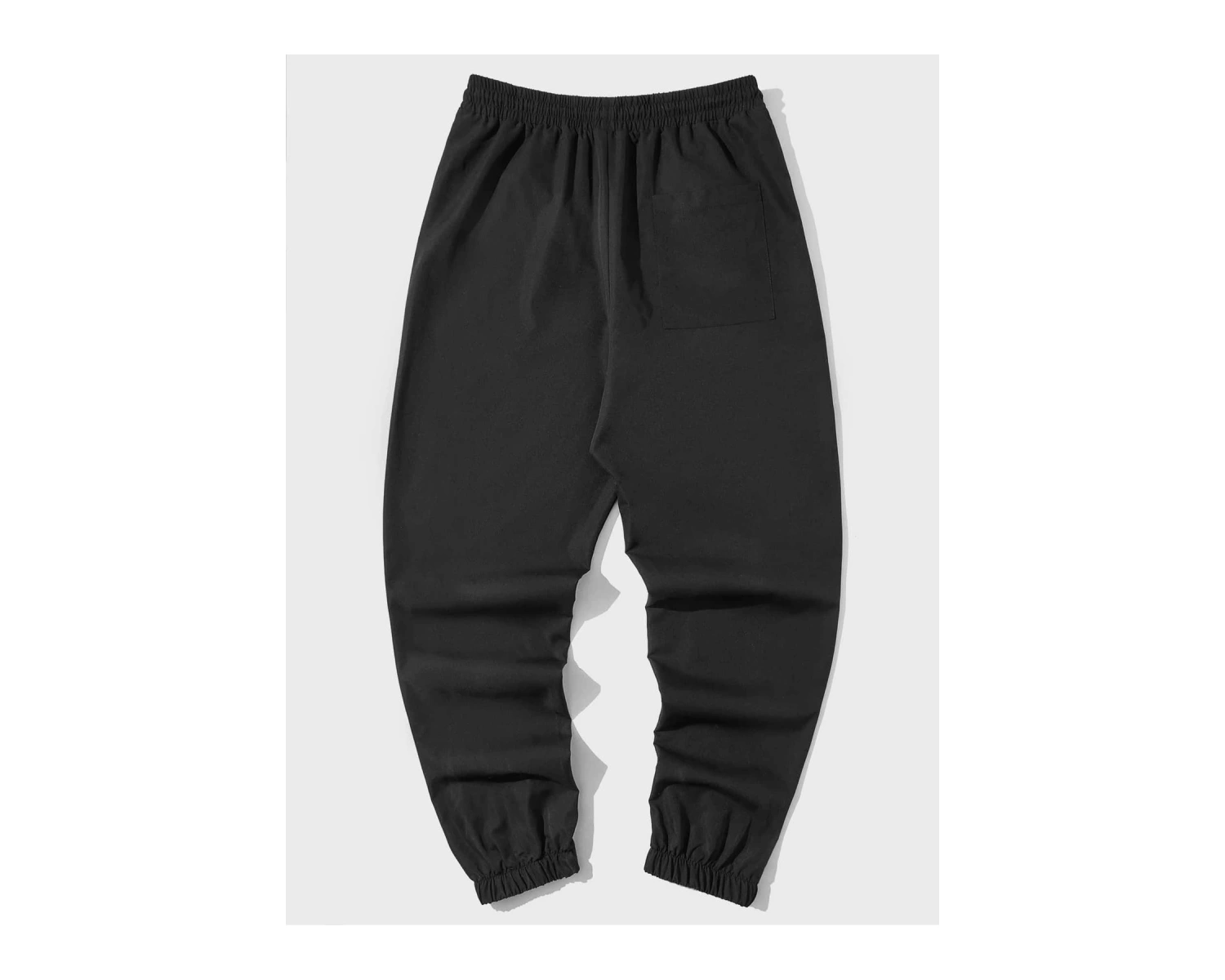 Reflective Cartoon Graphic Drawstring Waist Pants