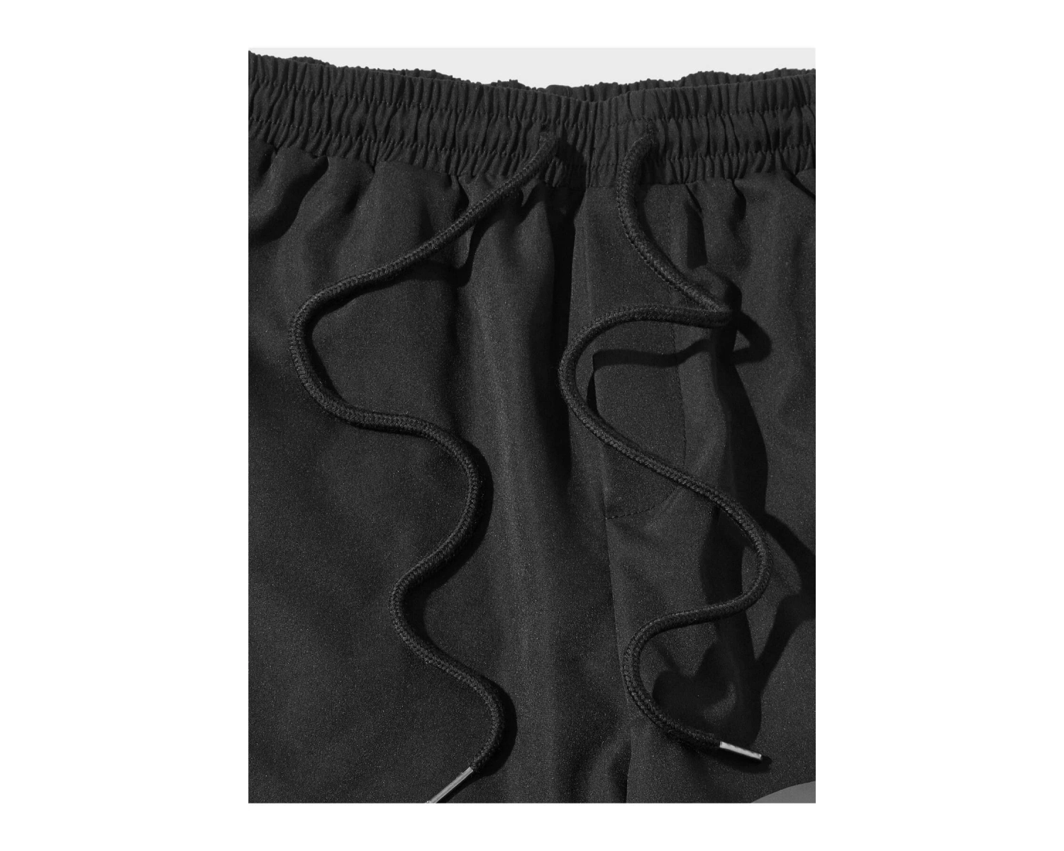 Reflective Cartoon Graphic Drawstring Waist Pants