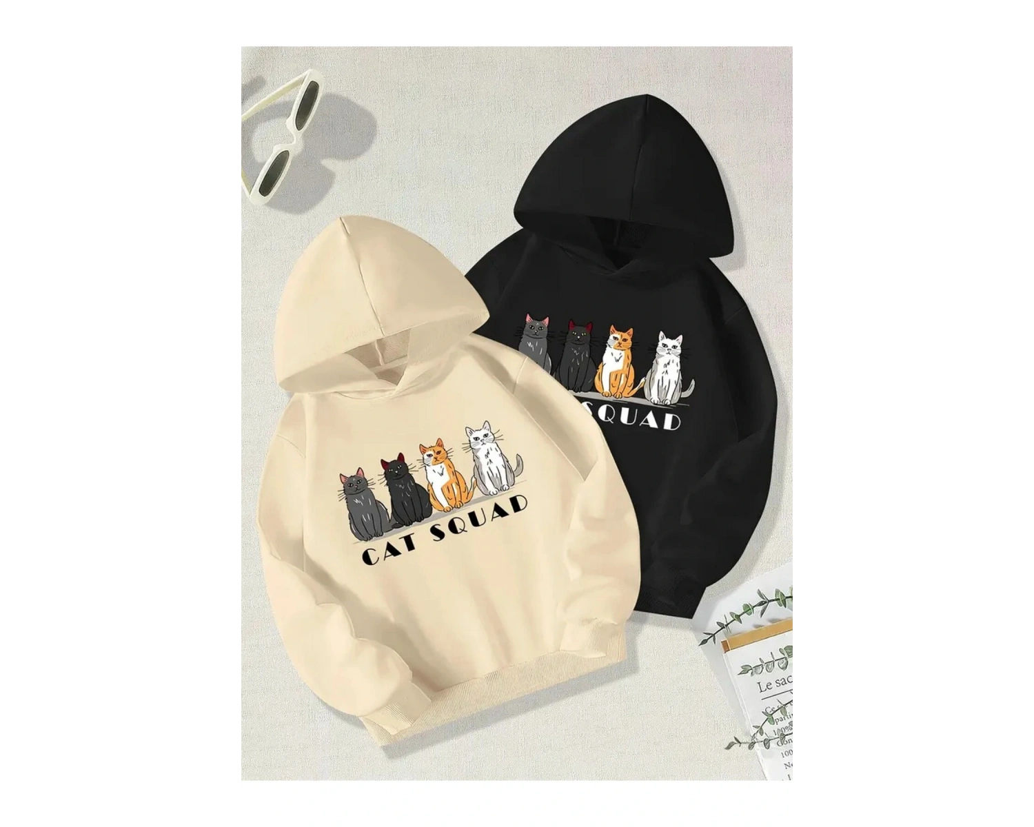 Renkli Kapşonlu Sweatshirt Çift Sevgili Kombinleri Couple Clothing