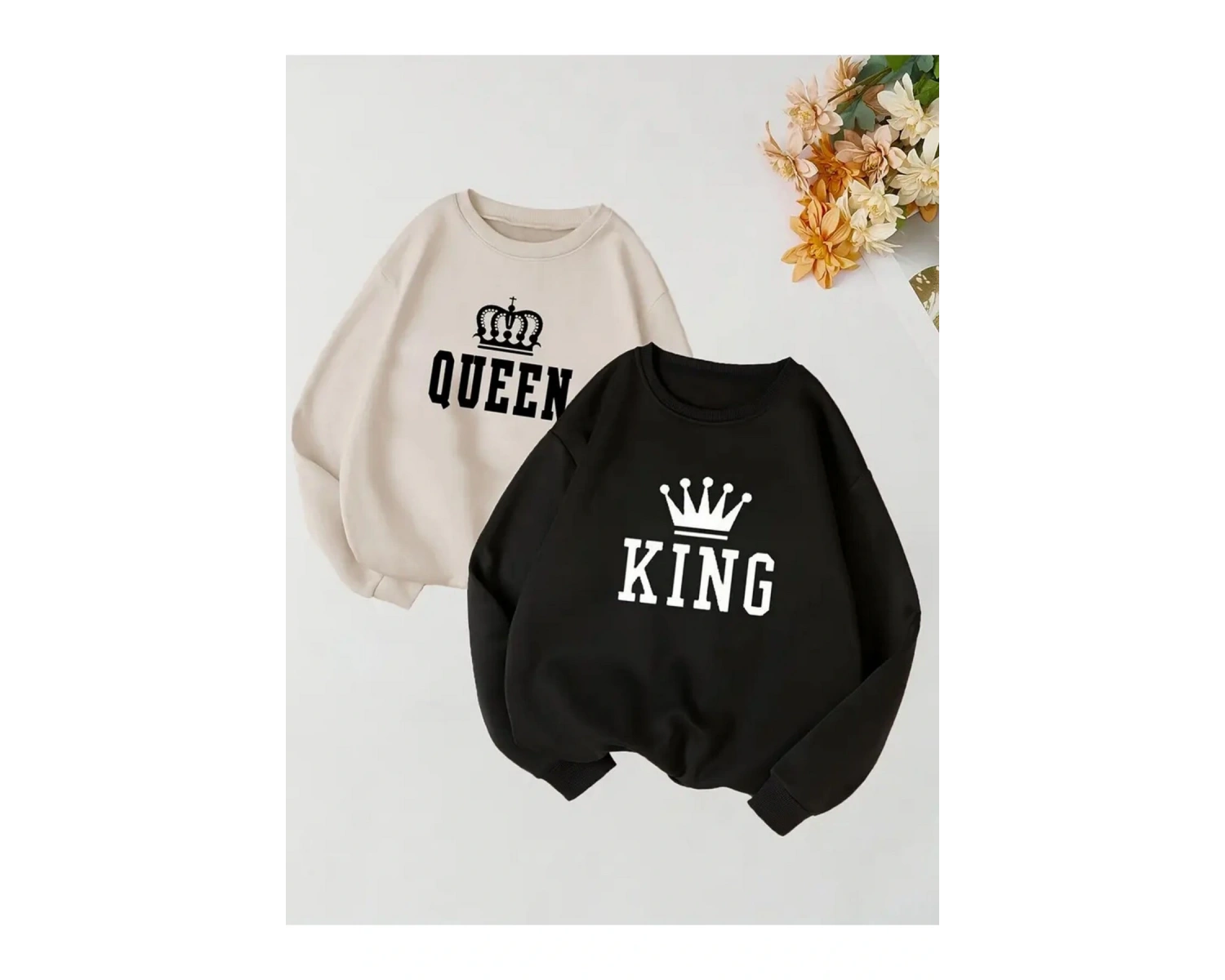 Renkli Kapşonlu Sweatshirt Çift Sevgili Kombinleri Couple Clothing