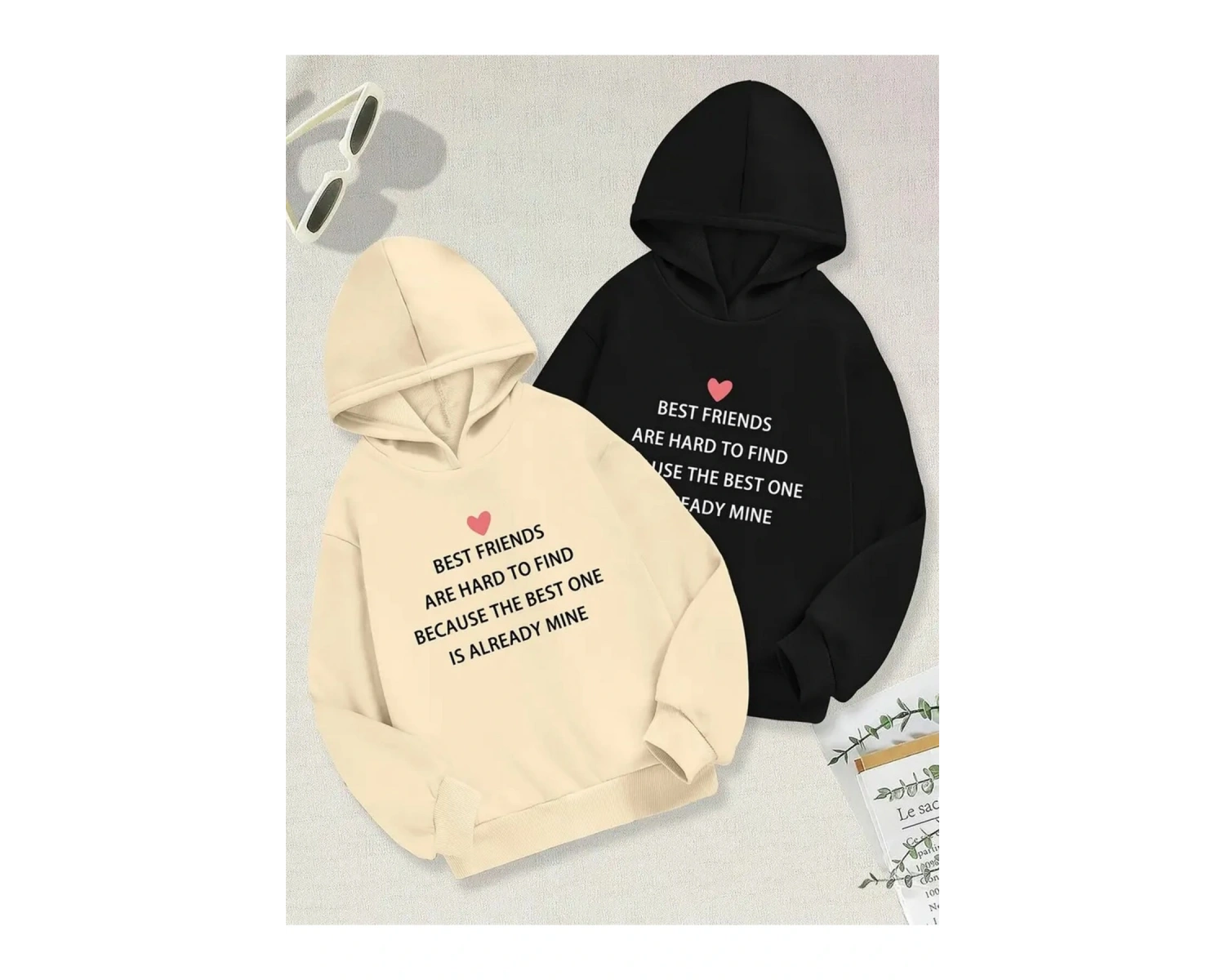 Renkli Kapşonlu Sweatshirt Çift Sevgili Kombinleri Couple Clothing