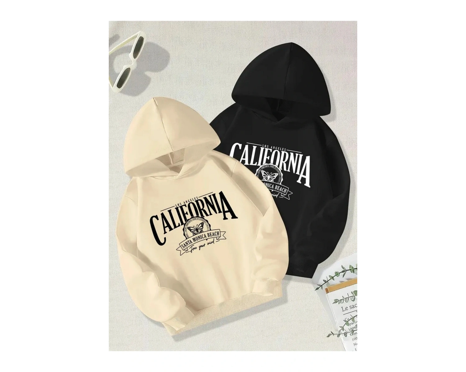 Renkli Kapşonlu Sweatshirt Çift Sevgili Kombinleri Couple Clothing