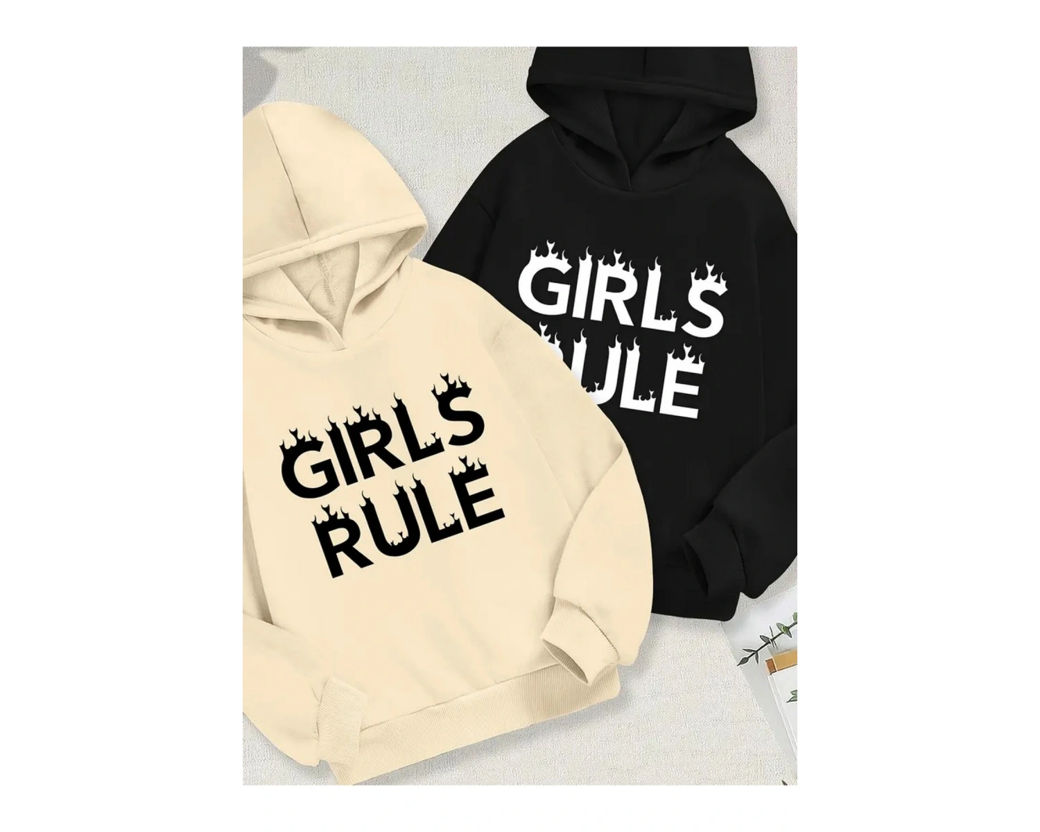 Renkli Kapşonlu Sweatshirt Çift Sevgili Kombinleri Couple Clothing