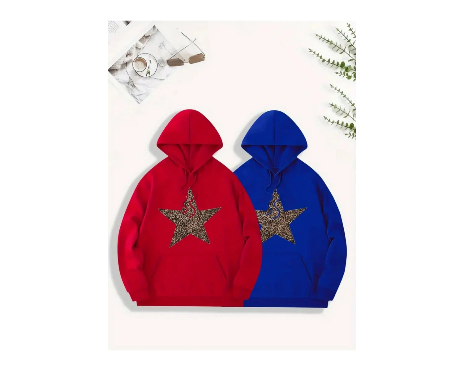 Renkli Kapşonlu Sweatshirt Çift Sevgili Kombinleri Couple Clothing