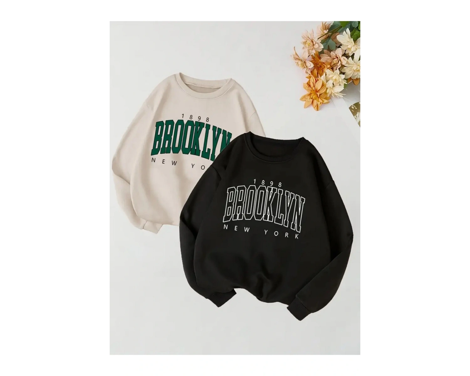 Renkli Kapşonlu Sweatshirt Çift Sevgili Kombinleri Couple Clothing