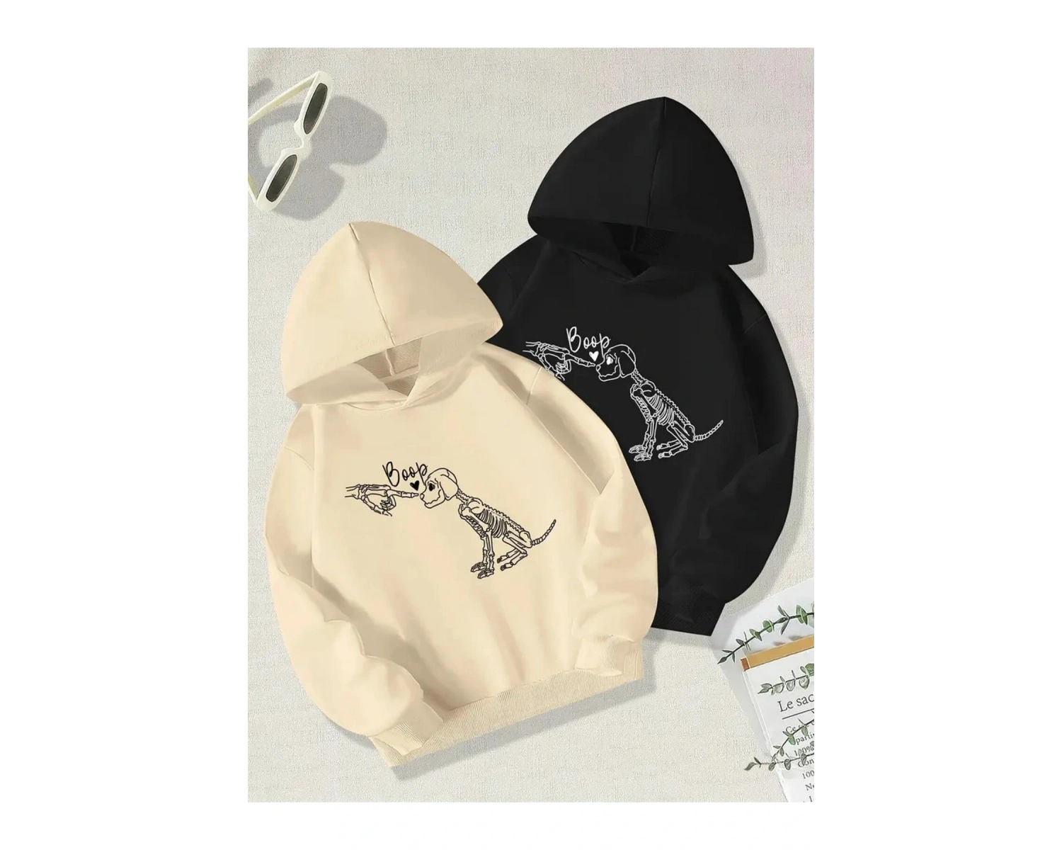 Renkli Kapşonlu Sweatshirt Çift Sevgili Kombinleri Couple Clothing