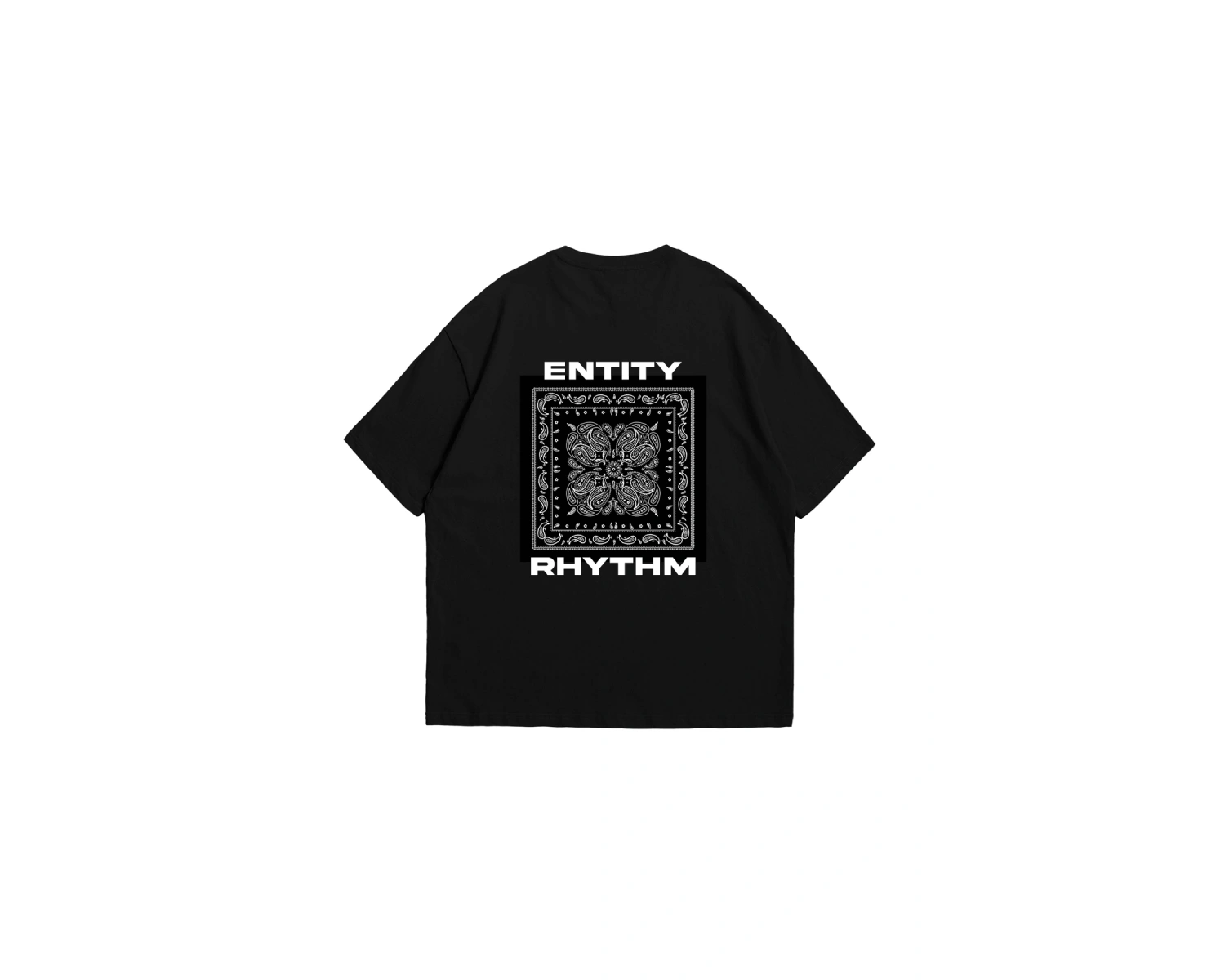 Rhythm Bandana Baskılı Oversize Unisex Beyaz