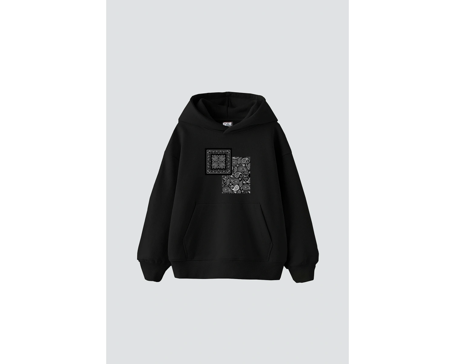 Rhythm Bandana Baskılı Oversize Unisex Beyaz