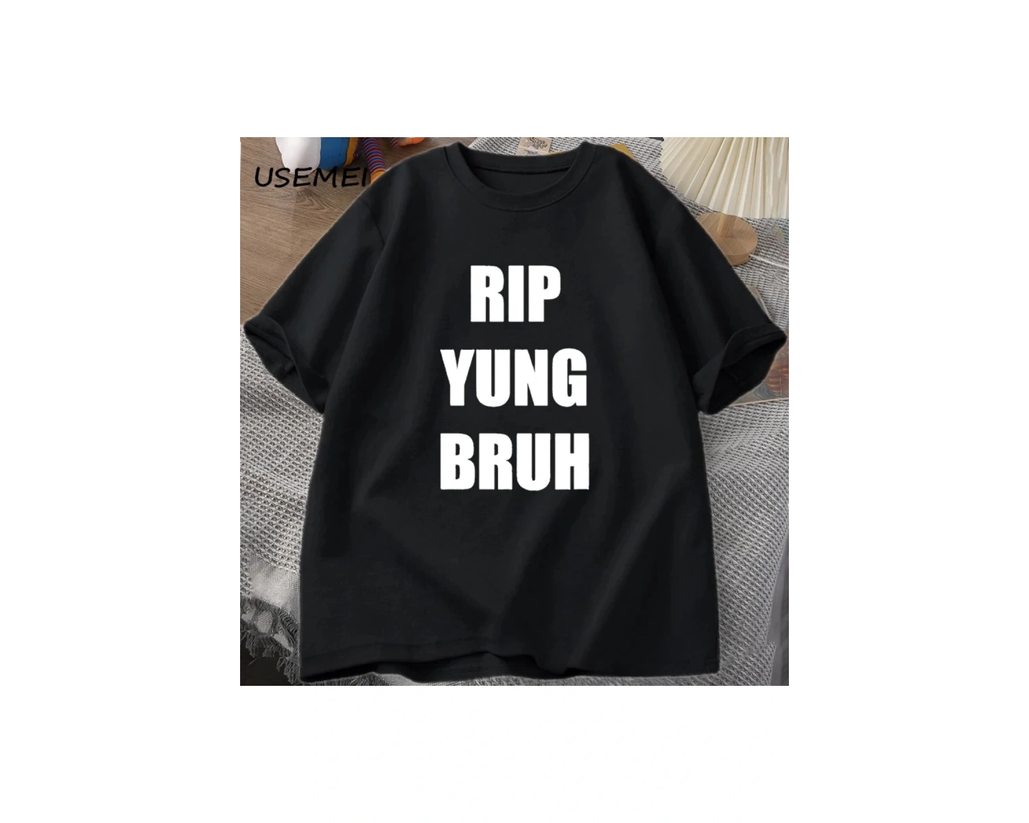 RIP YUNG BRUH T Shirt Lil Tracy Meme Peep T-shirt Funny Summer Cotton TShirt Tees Oversized T 3087