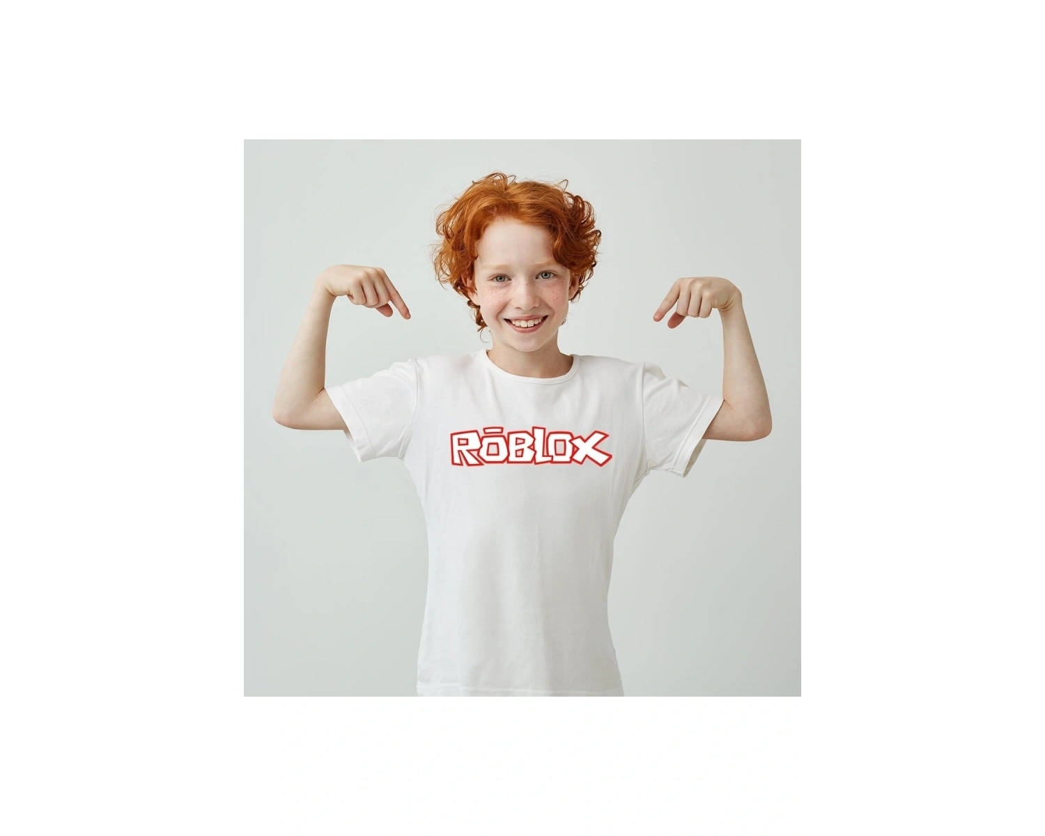 Roblox Baskılı Unisex Çocuk Tişört H14
