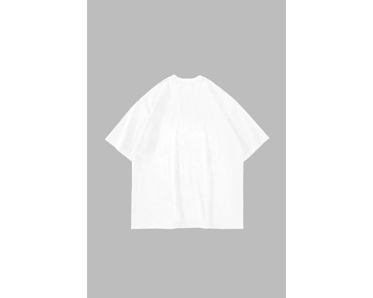 Rodzilla Baskılı Oversize Unisex Beyaz