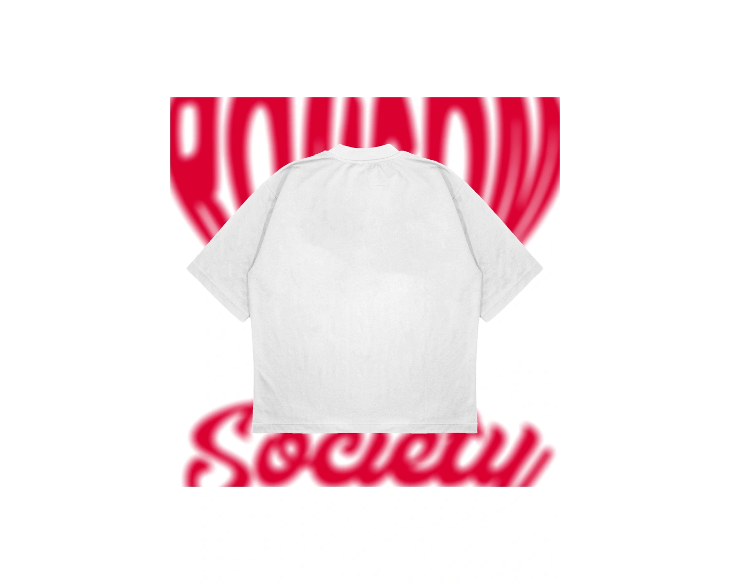 Romcom Society Baskılı Oversize Unisex Pamuklu Nefes Alan Kalın Kumaşlı