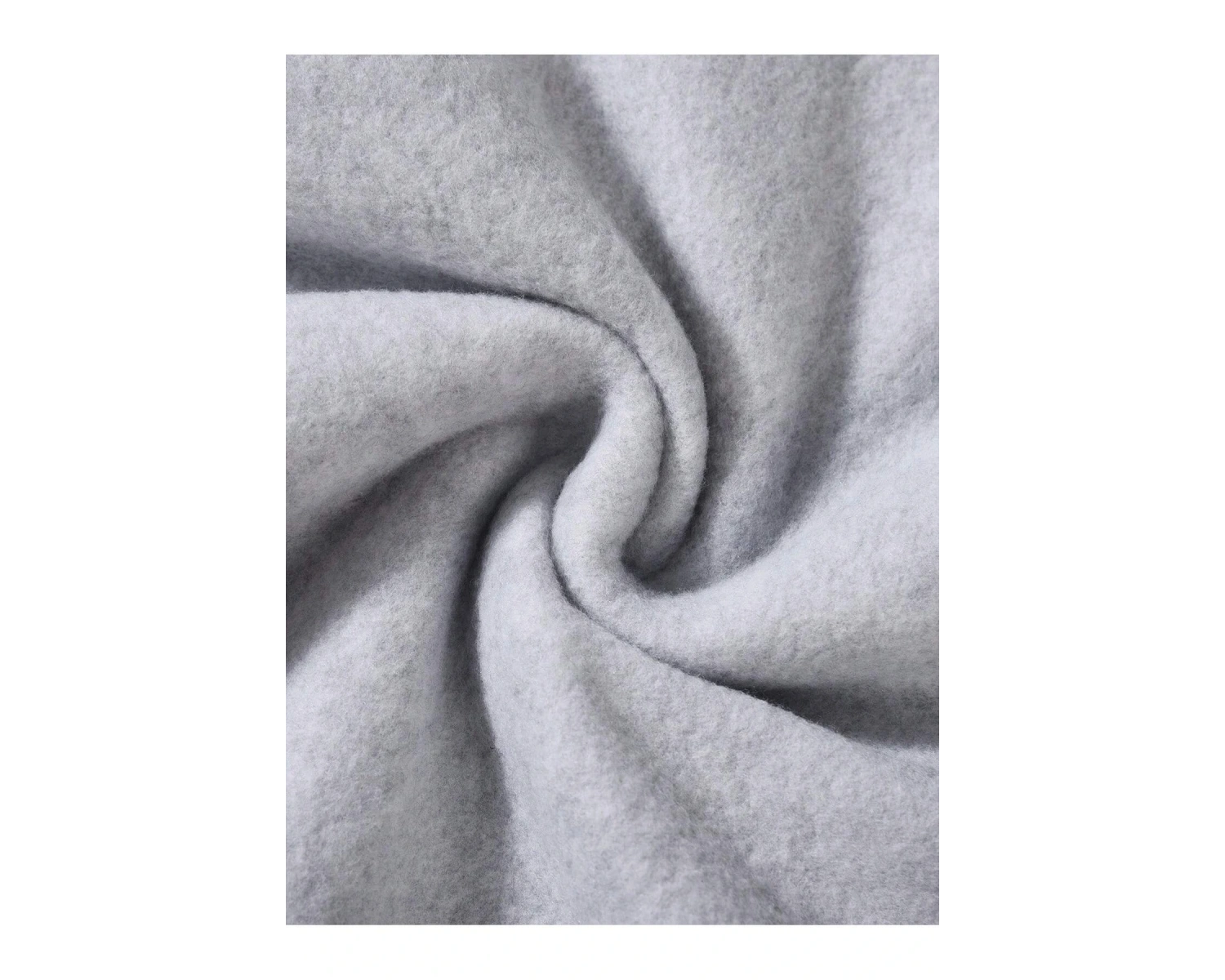 ROMWE Guys Figure & Slogan Graphic Drawstring Lined Hoodie Gri