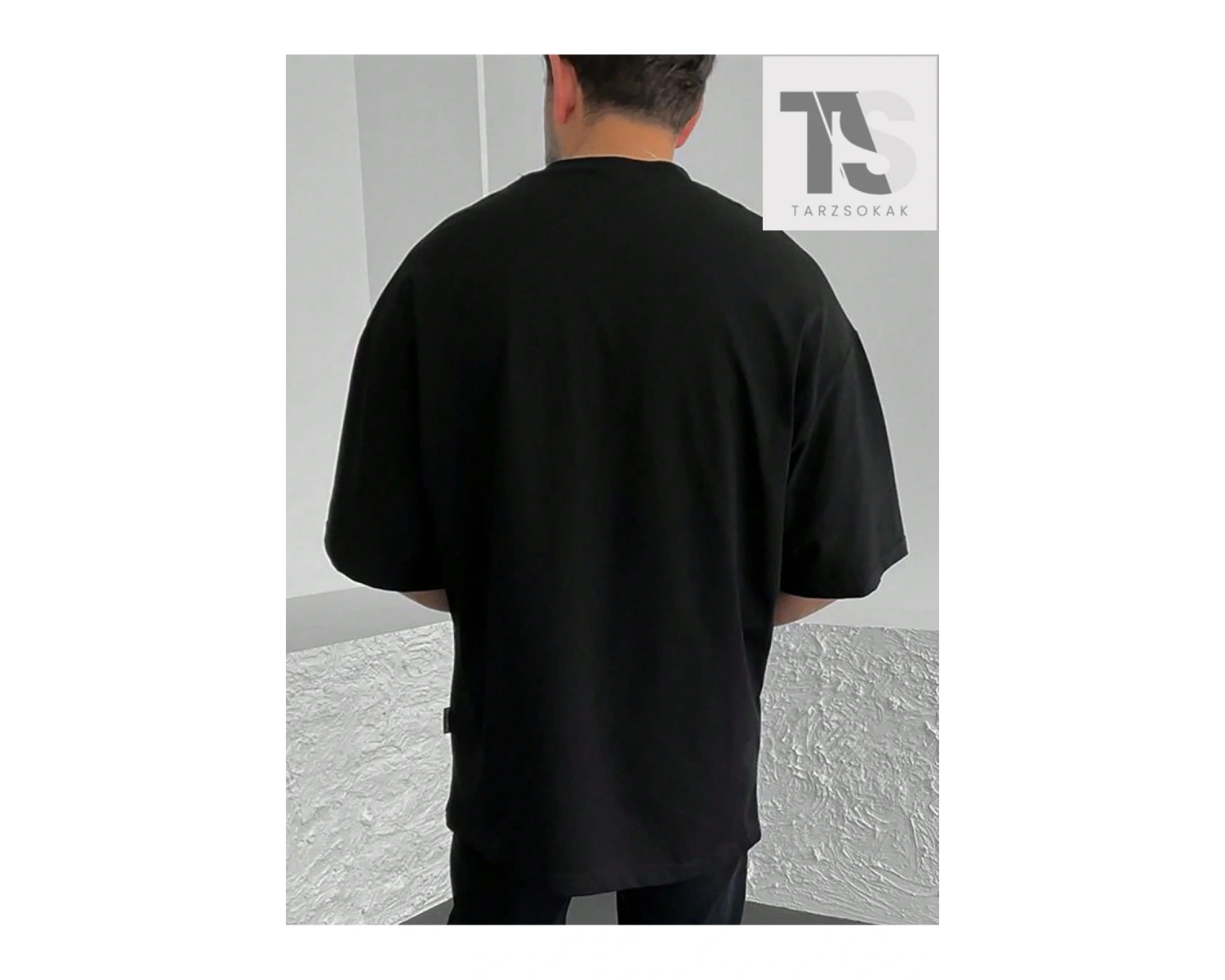 RSRT Erkek Hindistan Cevizi Ağacı ve Slogan Grafikli Tişört