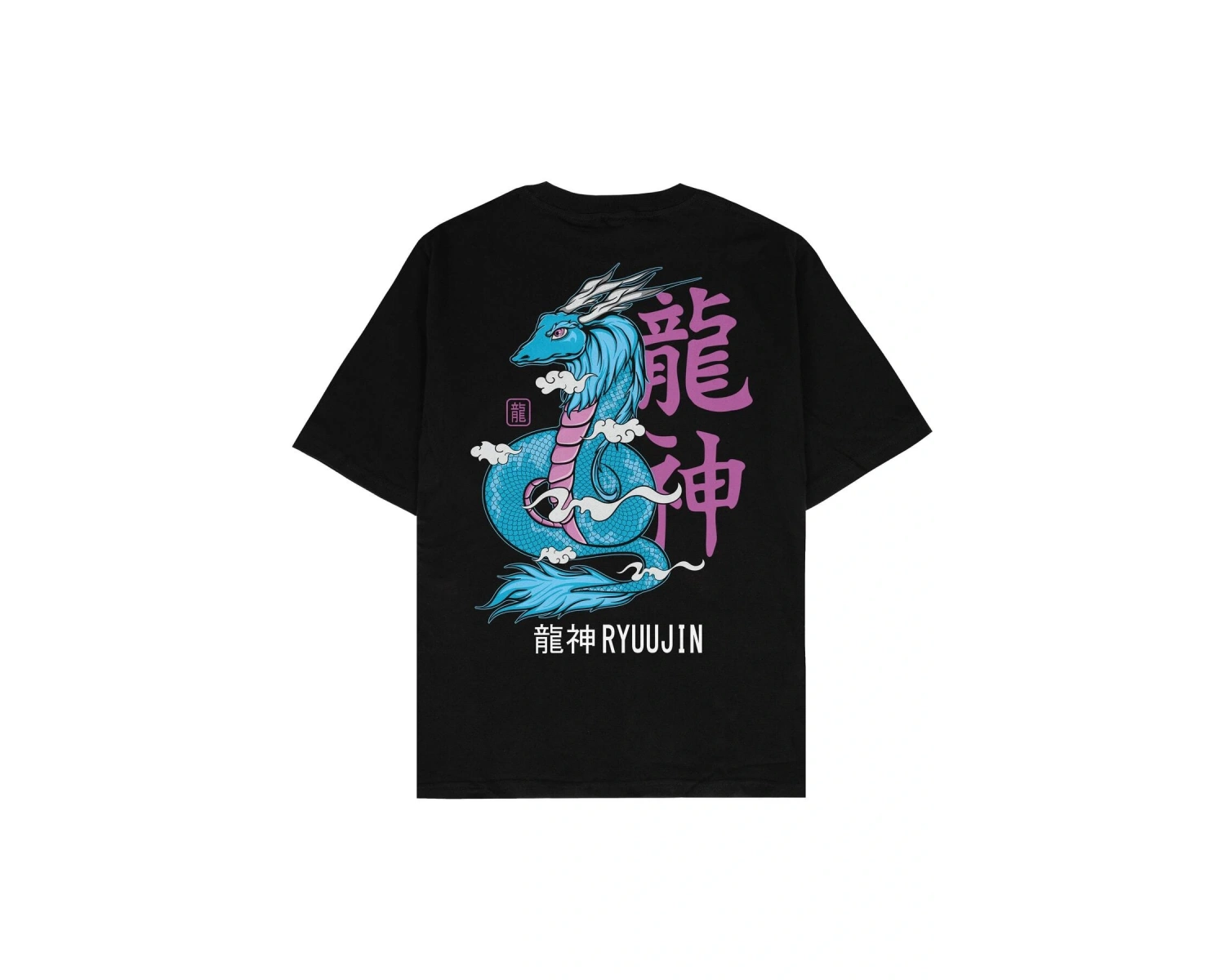Ryuujin Siyah Oversize Unisex T-shirt