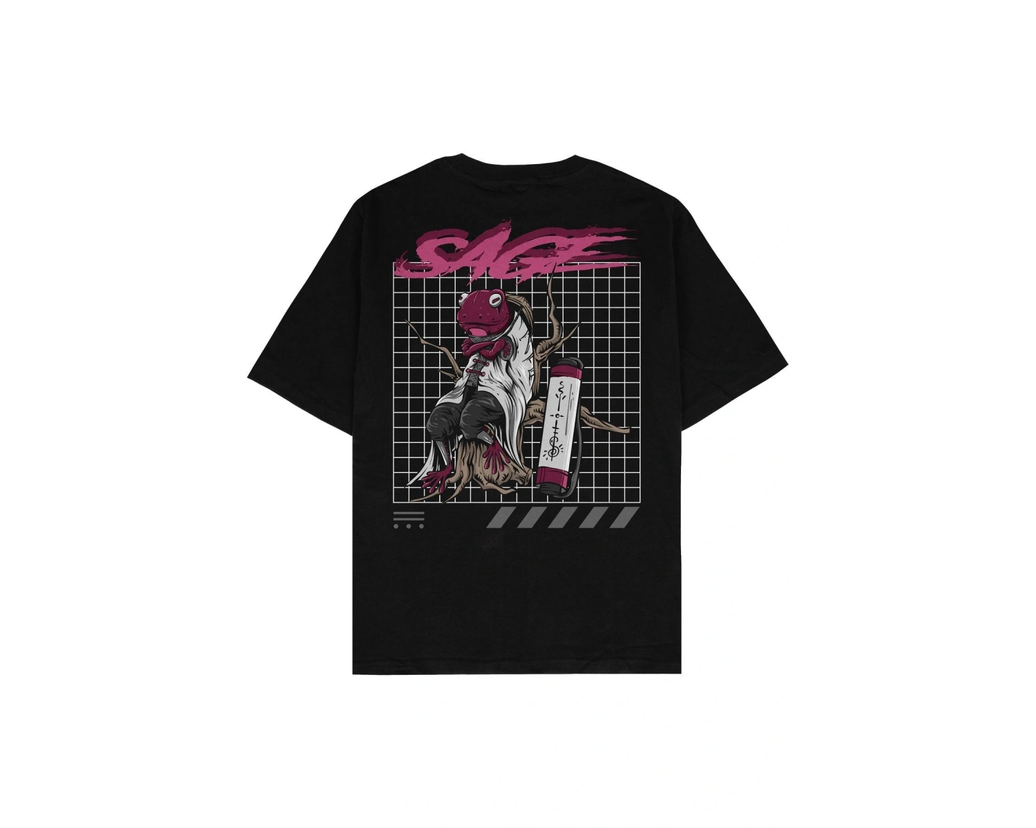 Sage Siyah Oversize Unisex T-shirt