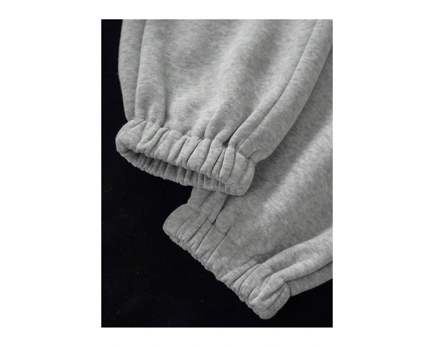 Şardonlu Kadın Gri Eşofman Altı