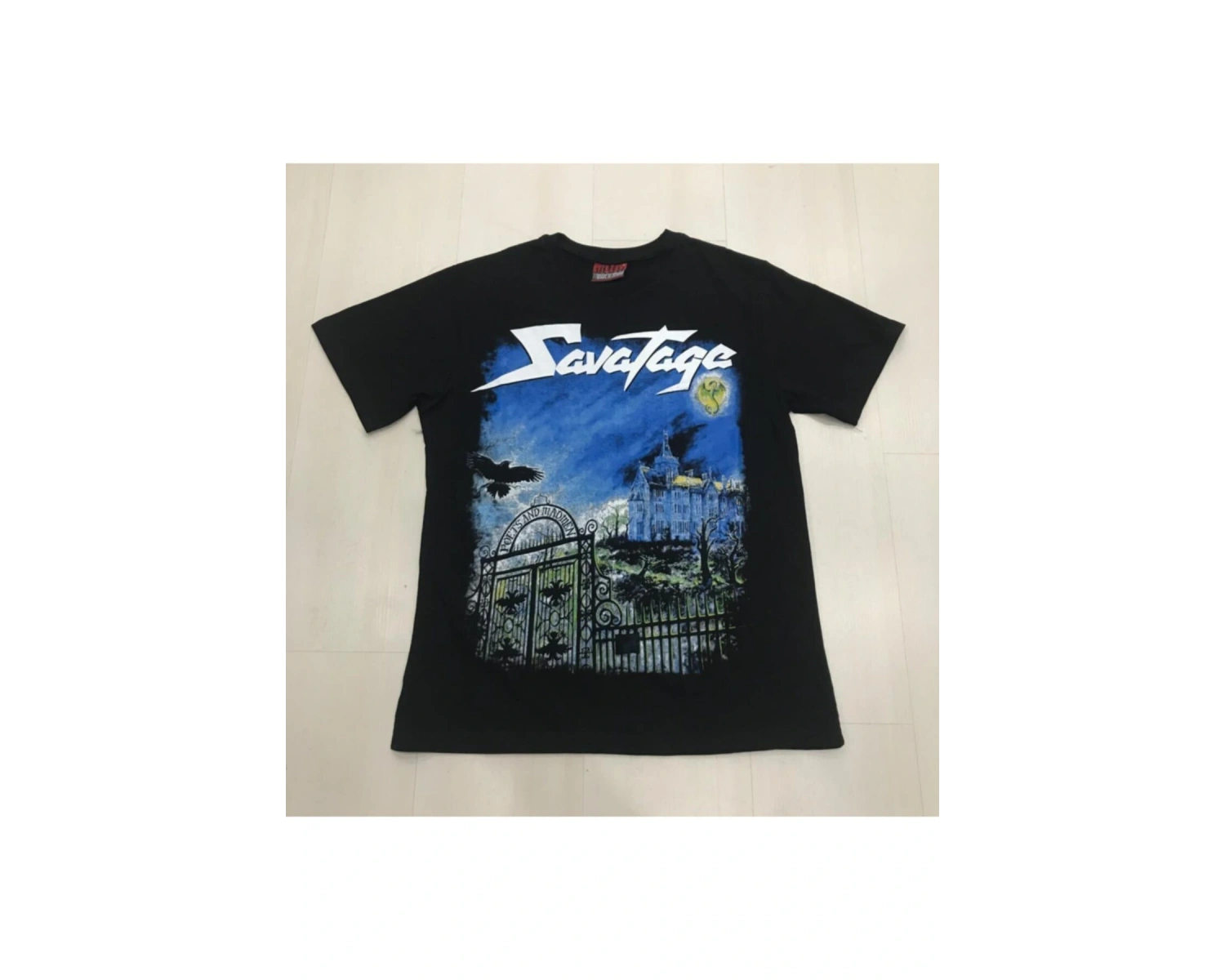 Savatage Metal Band Baskılı Penye Tişört