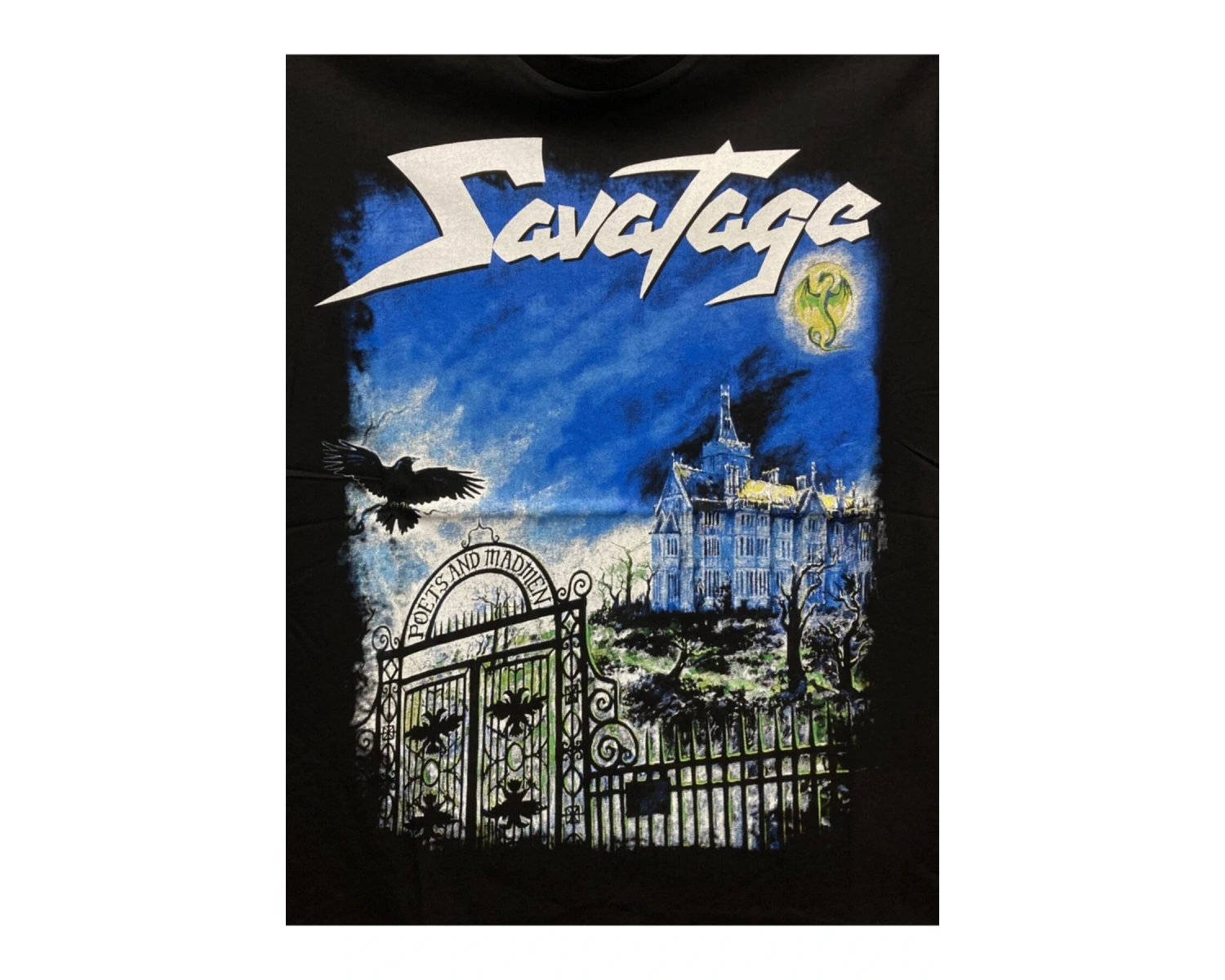 Savatage Metal Band Baskılı Penye Tişört