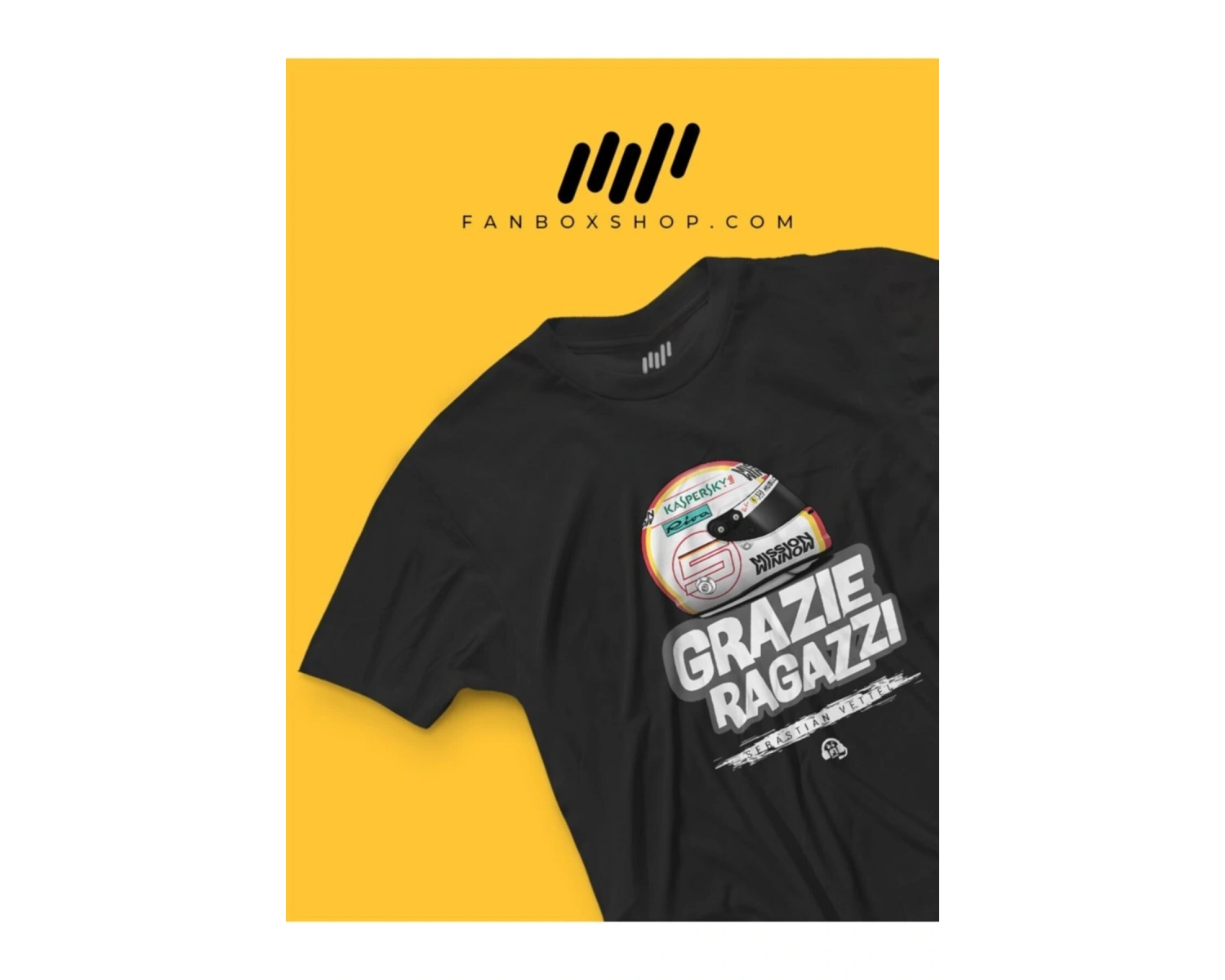 Sebastian Vettel Grazie Ragazzi T-shirt