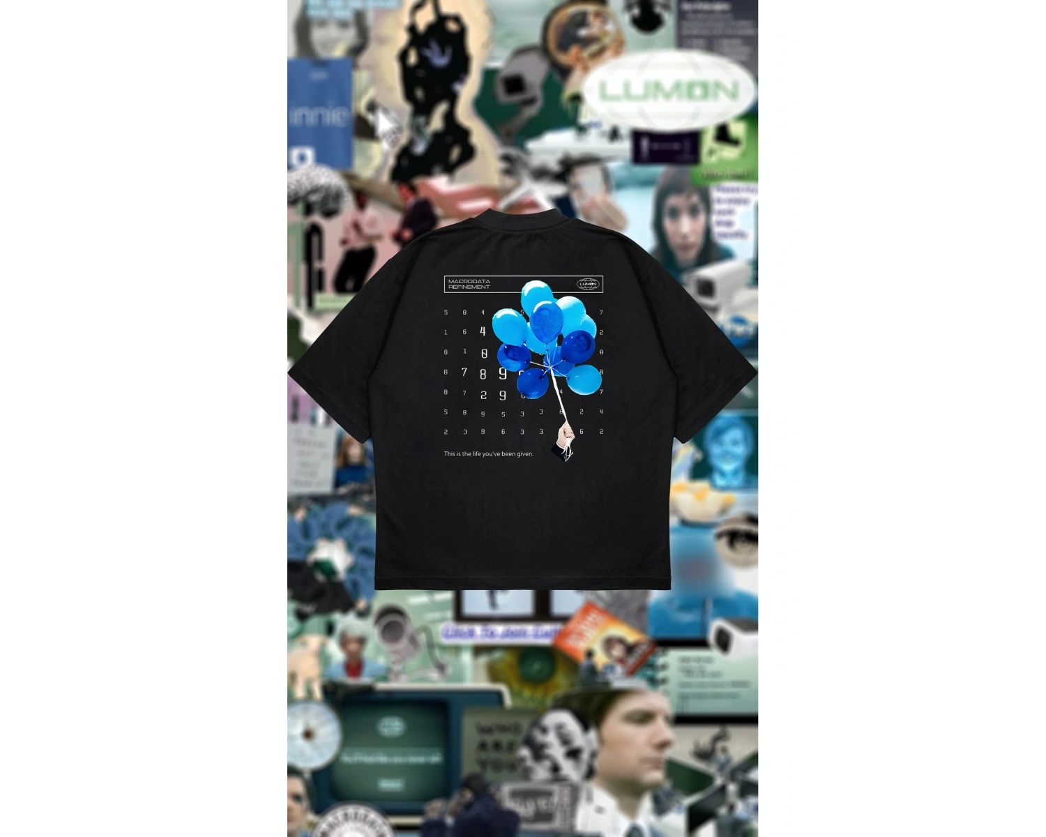 Severence Baskılı Oversize Unisex Pamuklu Nefes Alan Kalın Kumaşlı