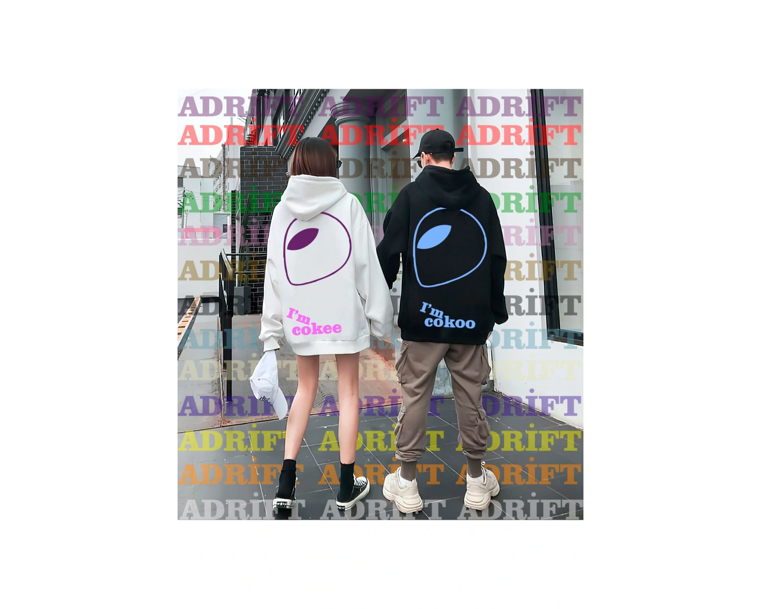 Sevgili Çiftlere Özel Tasarım Sweatshirt K44