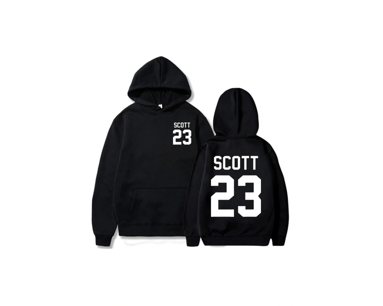 Siyah Ağaç HILL RAVENS Scott23 Hoodies Keith Scott vücut