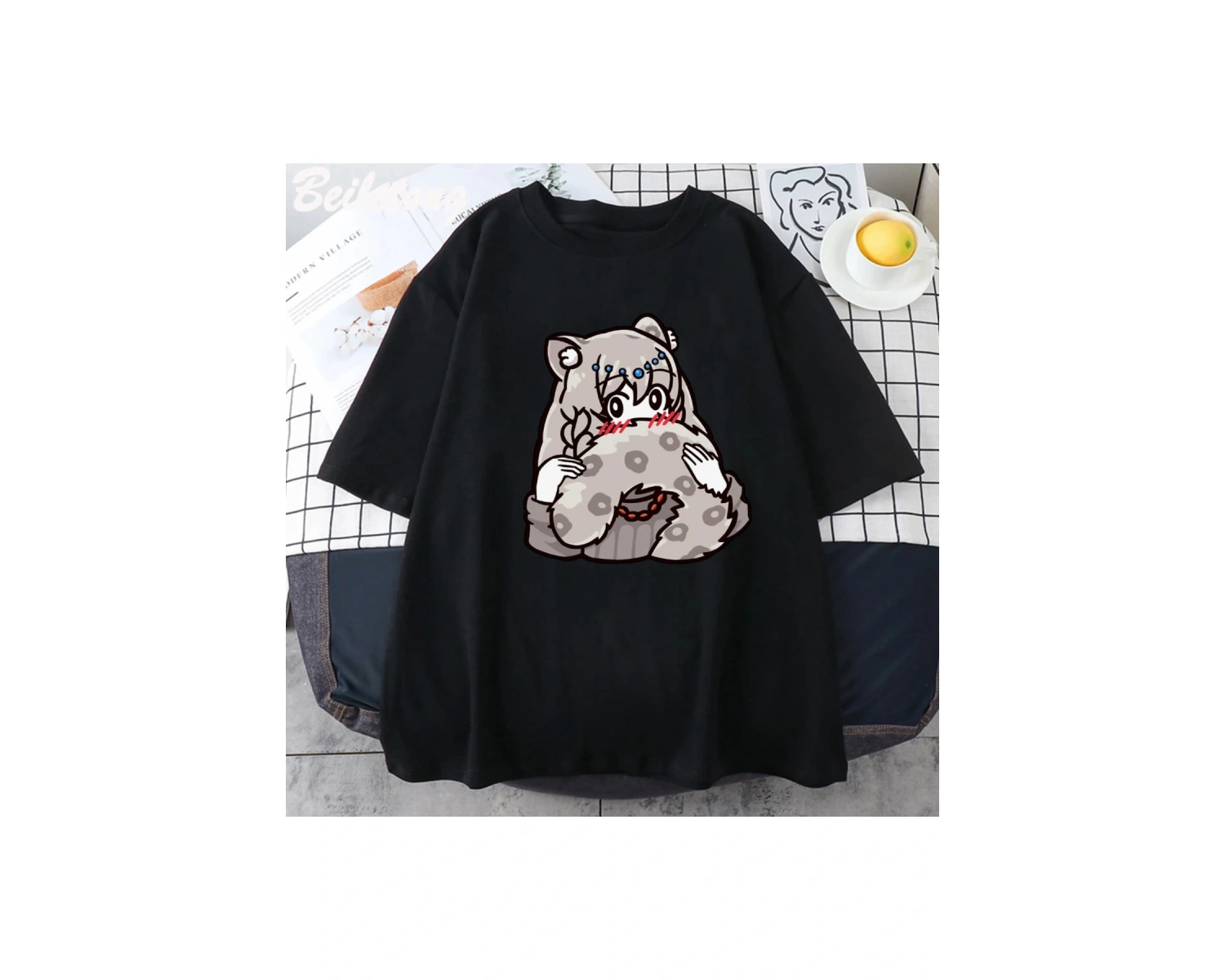 Siyah Anime Arknights Pramanix Siege sessizlik Skadi oyunu Cosplay Unisex saf le