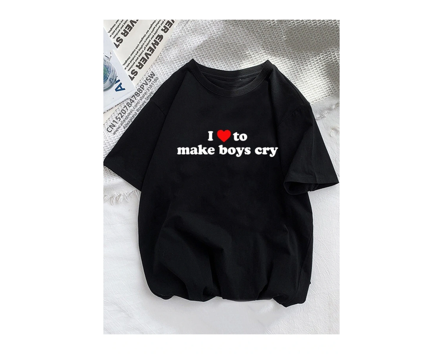 Siyah Ben yapmak için seviyorum Boy Cry Grunge k Harajuku Clothes