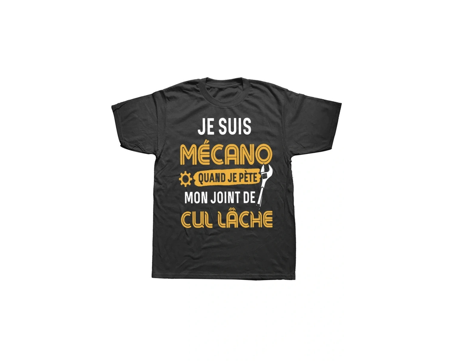 Siyah Biliyorsun ben mekanik komik fransız metin baba hediye işçi mizah Vintage Tee p