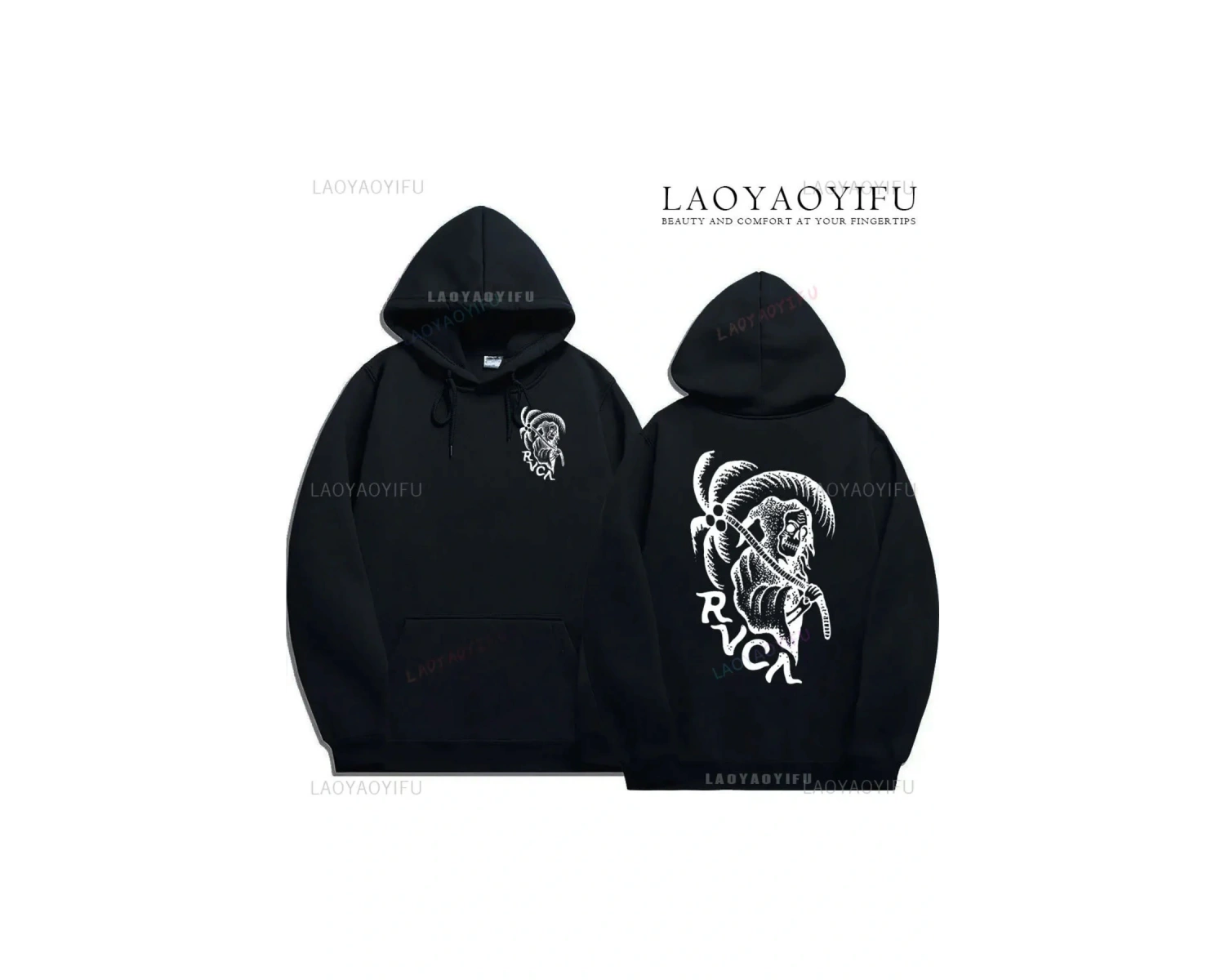 Siyah Grafik Giyim Sokak Şıklığı