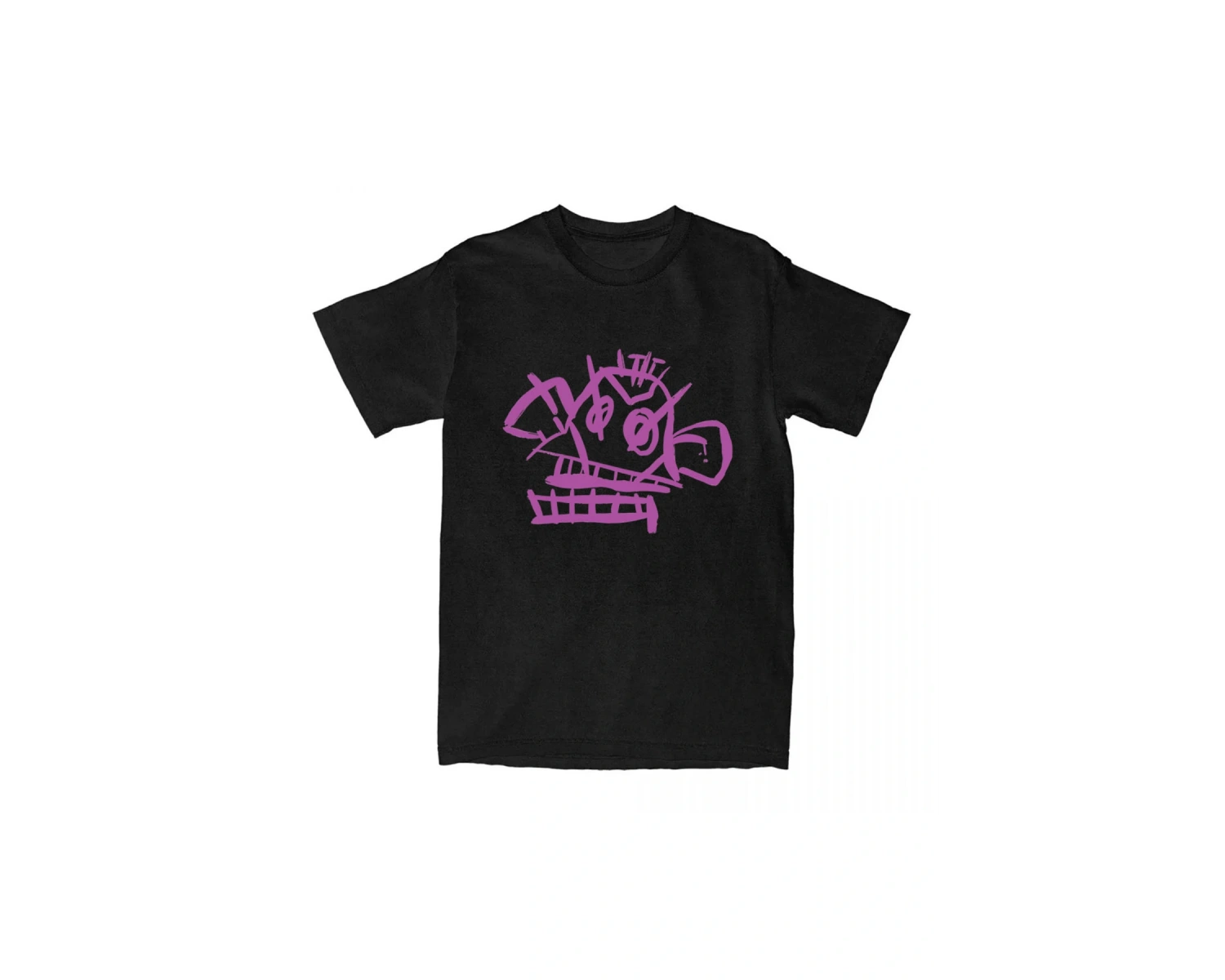 Siyah Jinx Arcane Monkey Unisex Streetwear Grunge Aesthetic Short Sleeve Cotton T